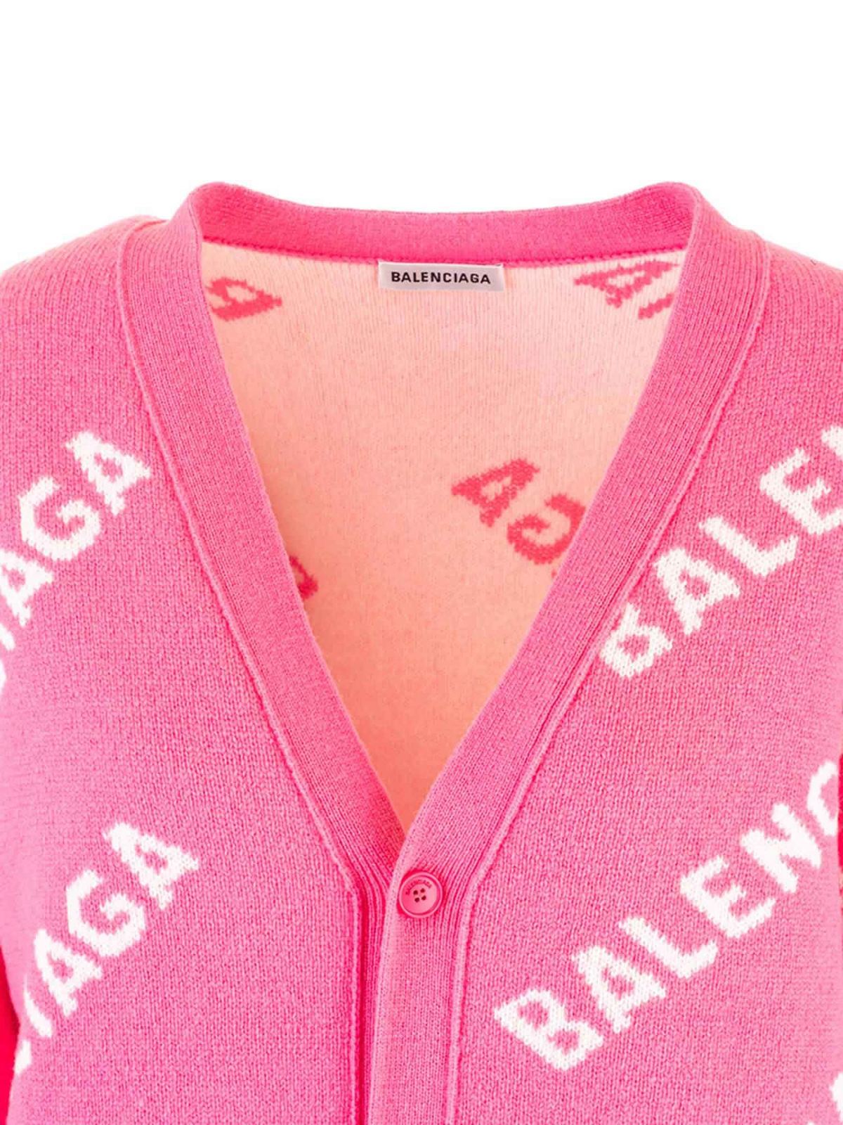 Bagsaaa Ba1en*iaga Pink Cardigan