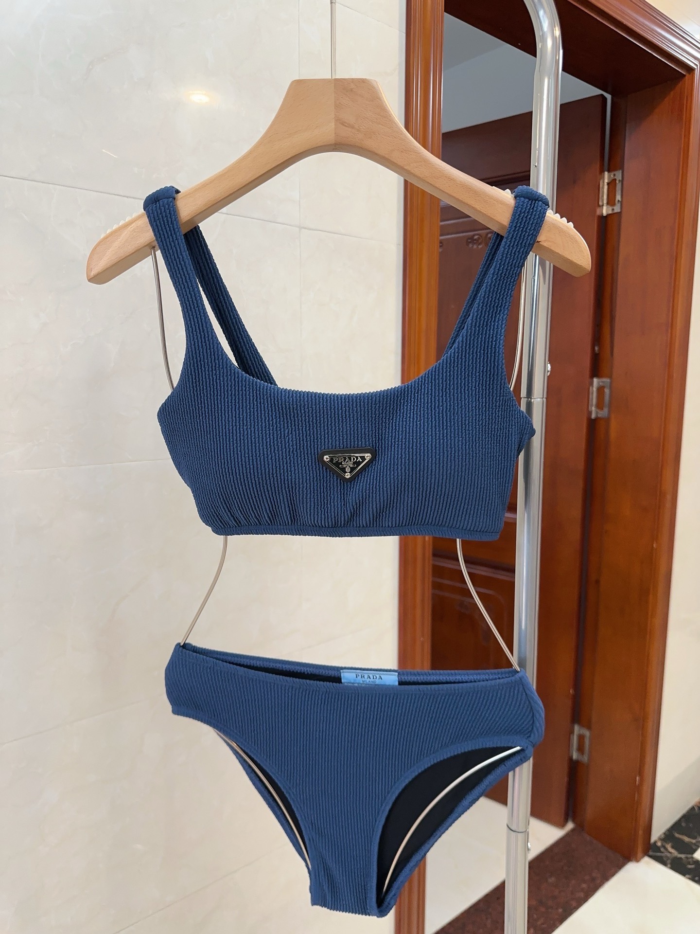 Bagsaaa Pra*a Blue Bikini Set