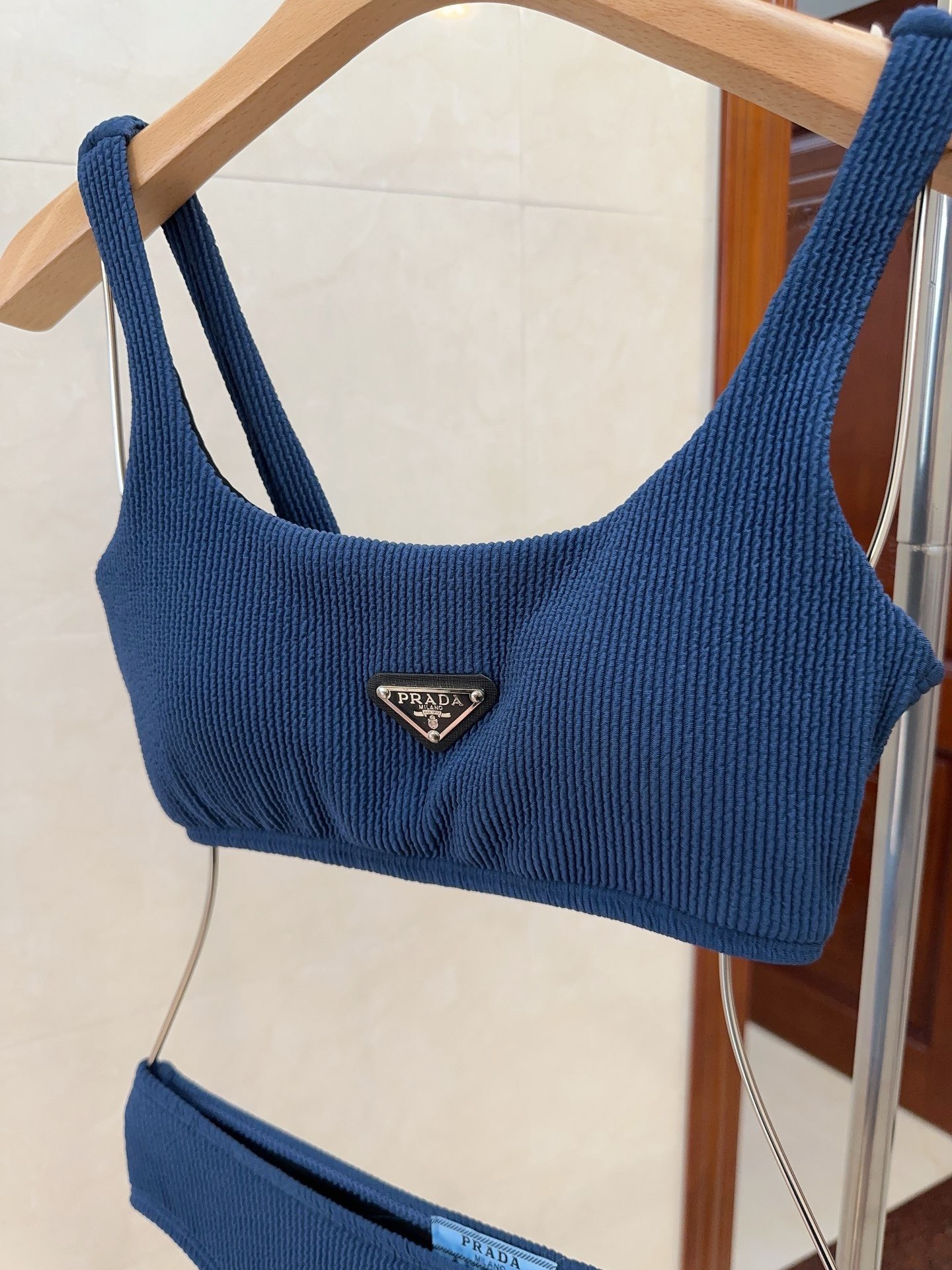 Bagsaaa Pra*a Blue Bikini Set