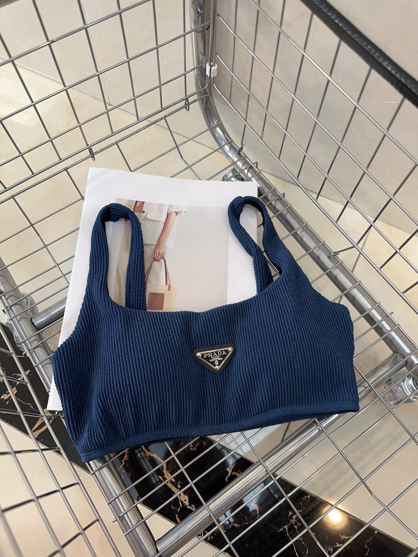 Bagsaaa Pra*a Blue Bikini Set