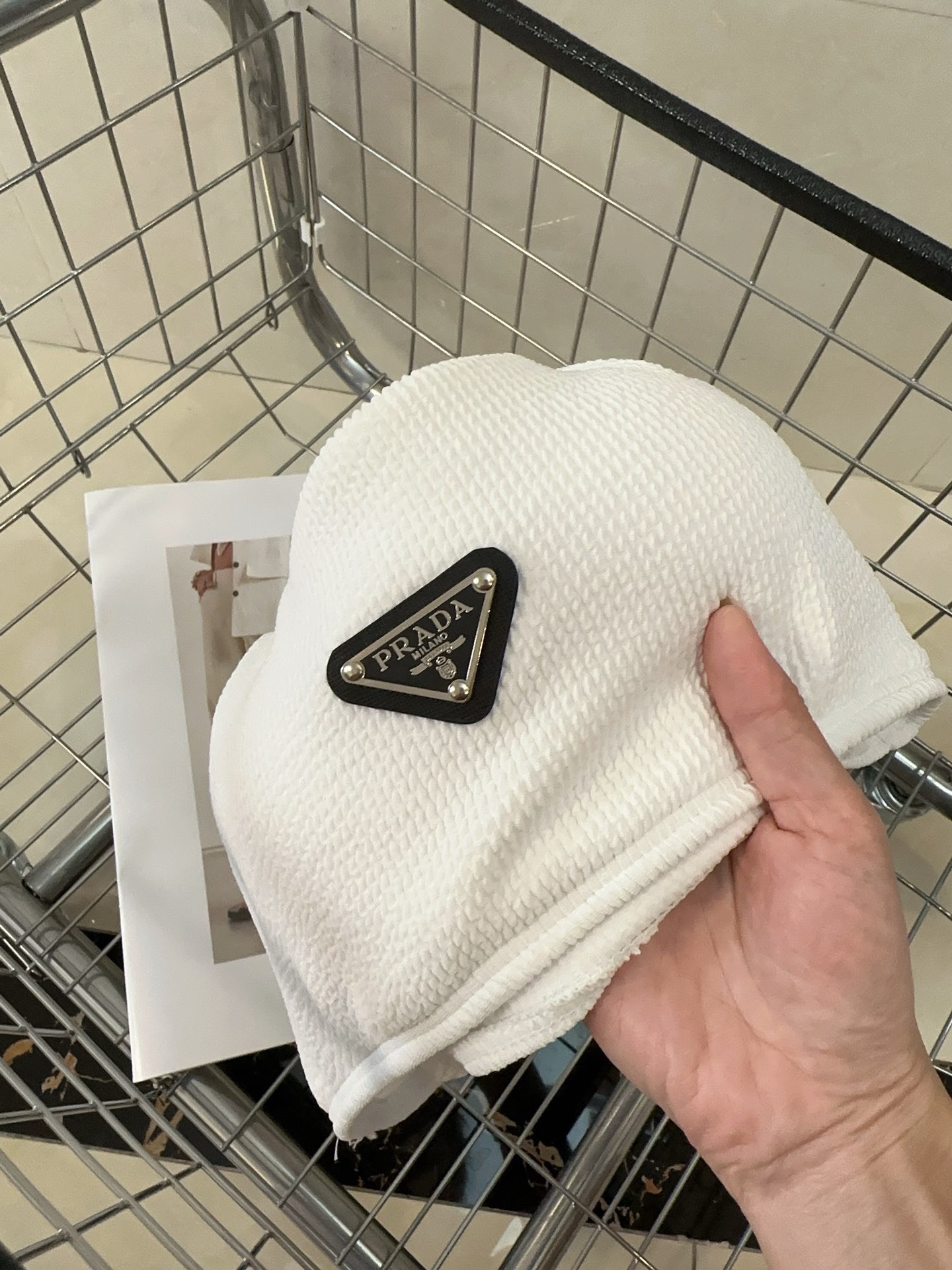 Bagsaaa Pra*a White Bikini Set