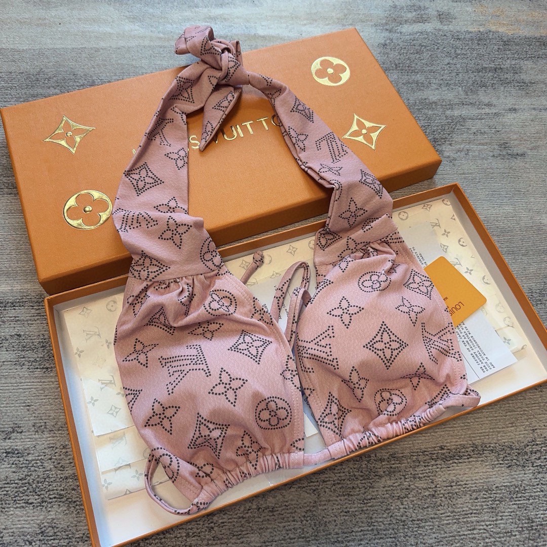 Bagsaaa L0vis Vvtt0n Mahina Pink Bikini