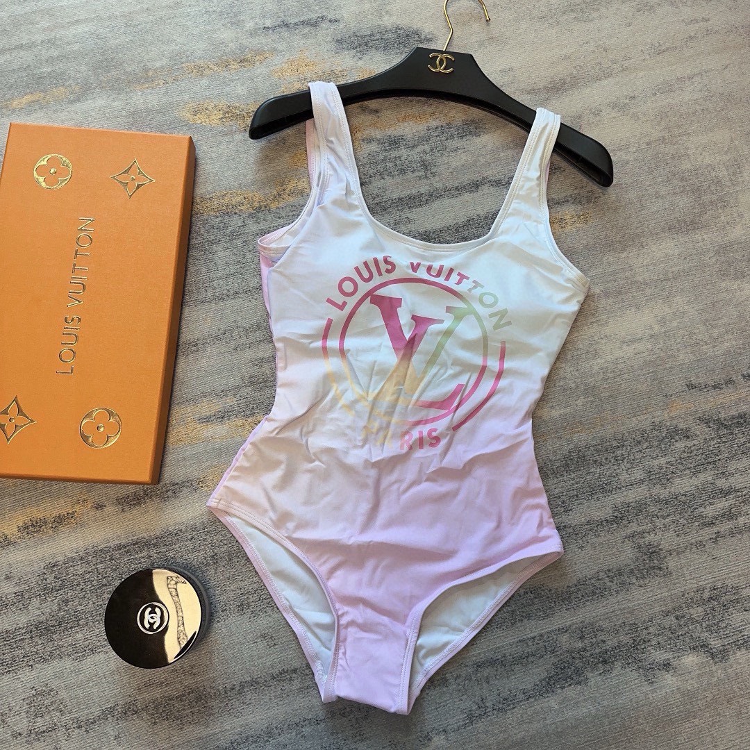 Bagsaaa L0vis Vvtt0n Sunrise One Piece Swimwear