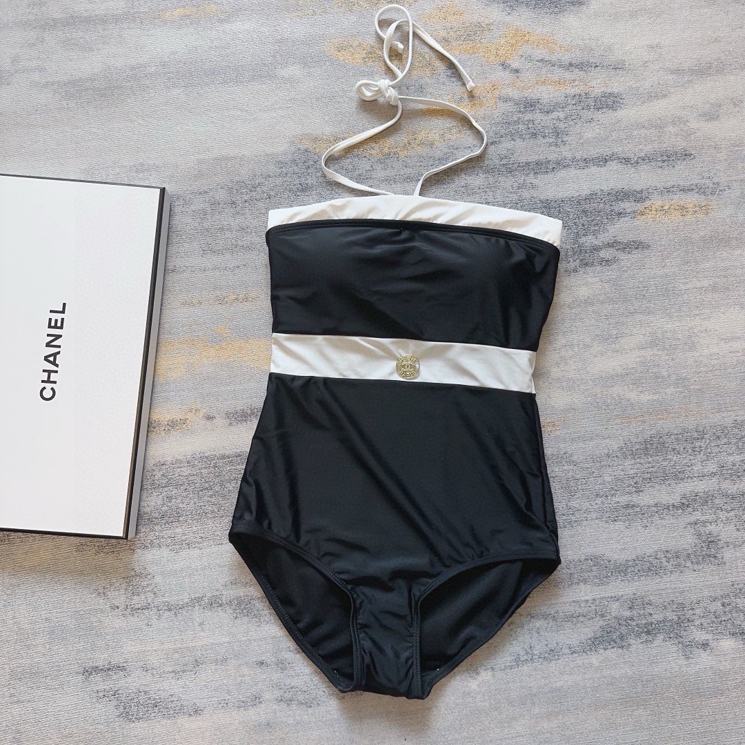 Bagsaaa Ch**el One Piece Swimwear 03