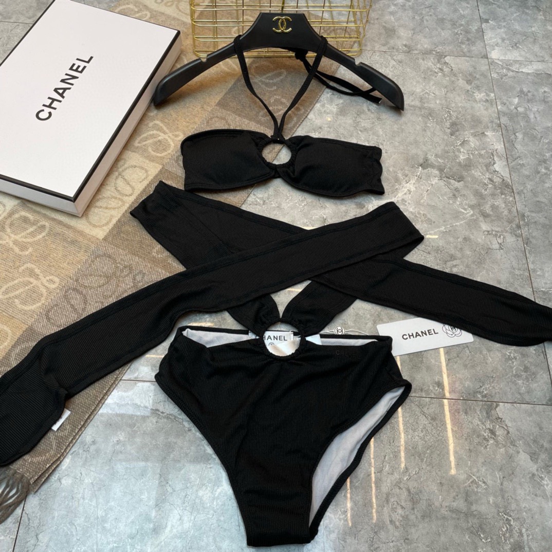 Bagsaaa Ch**el Black Bikini 03