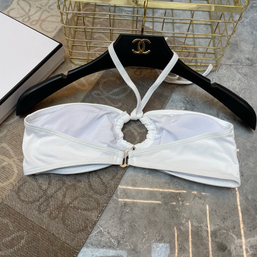 Bagsaaa Ch**el White Bikini 03