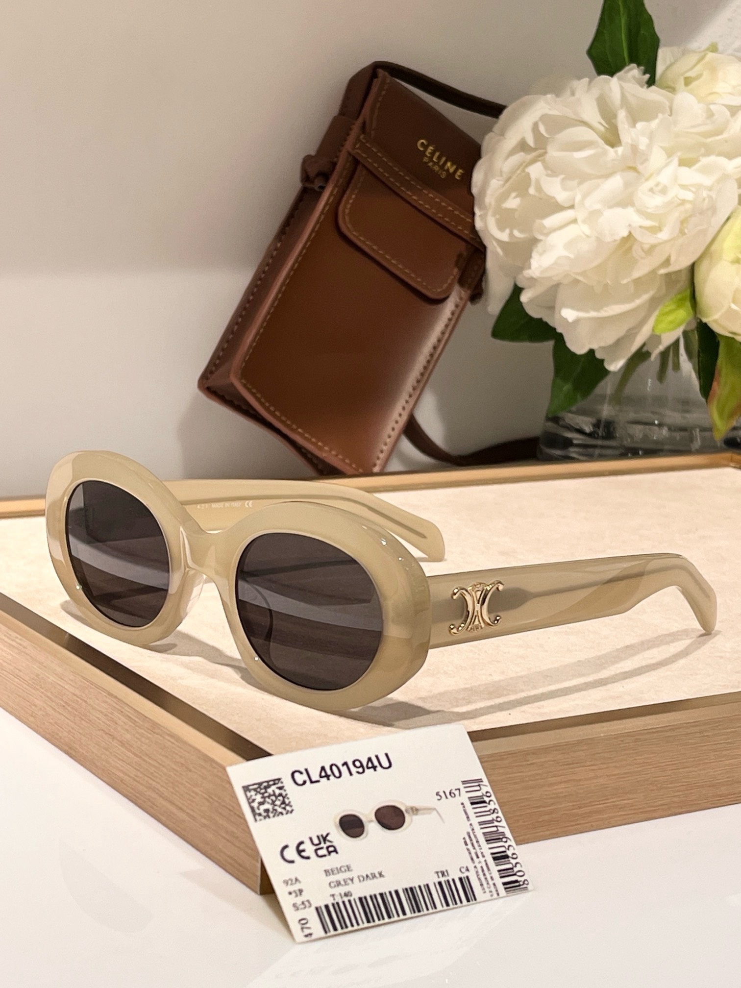 Bagsaaa Ce1i*e Triomphe Havana Sunglasses