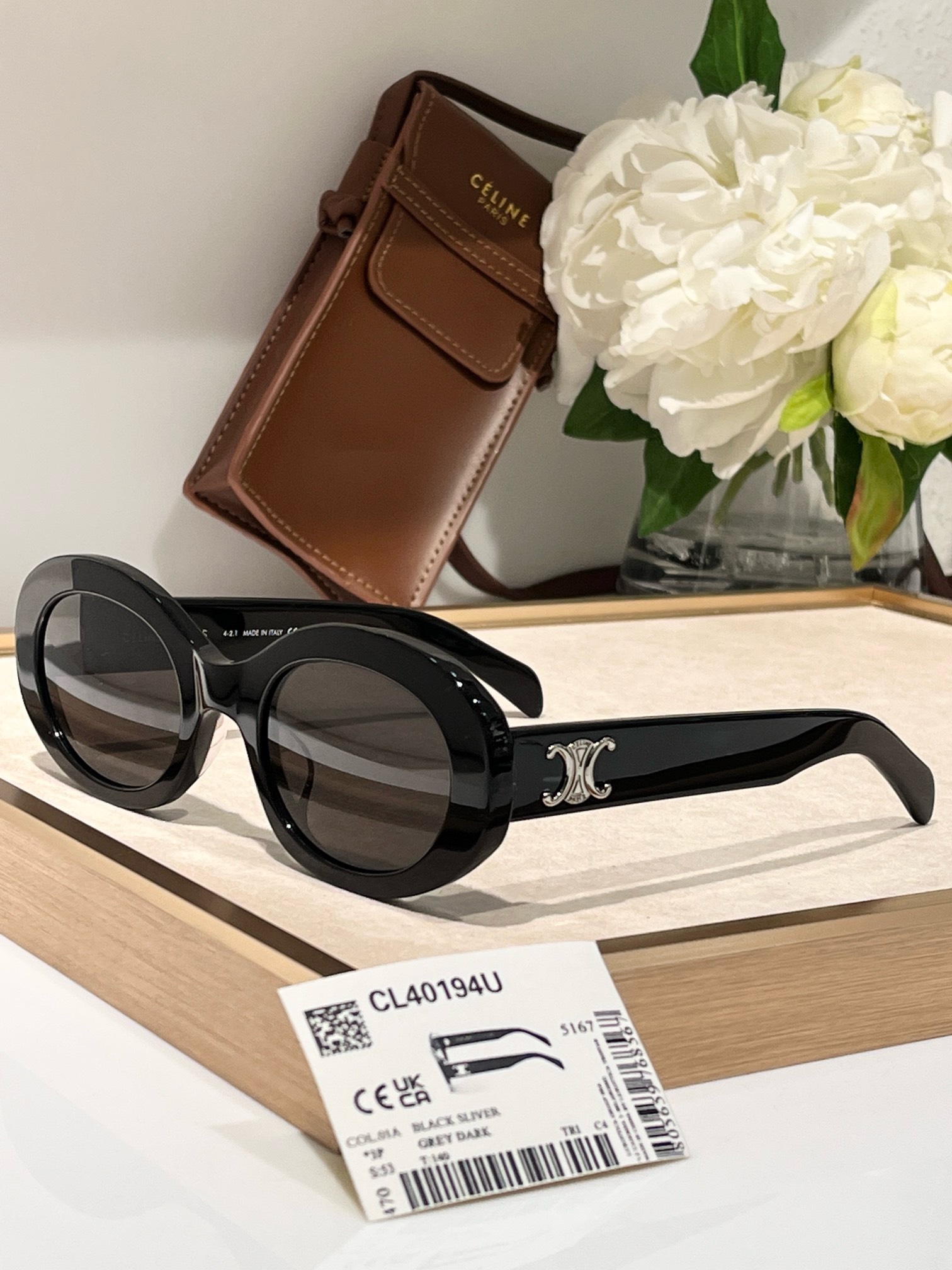 Bagsaaa Ce1i*e Triomphe Havana Sunglasses