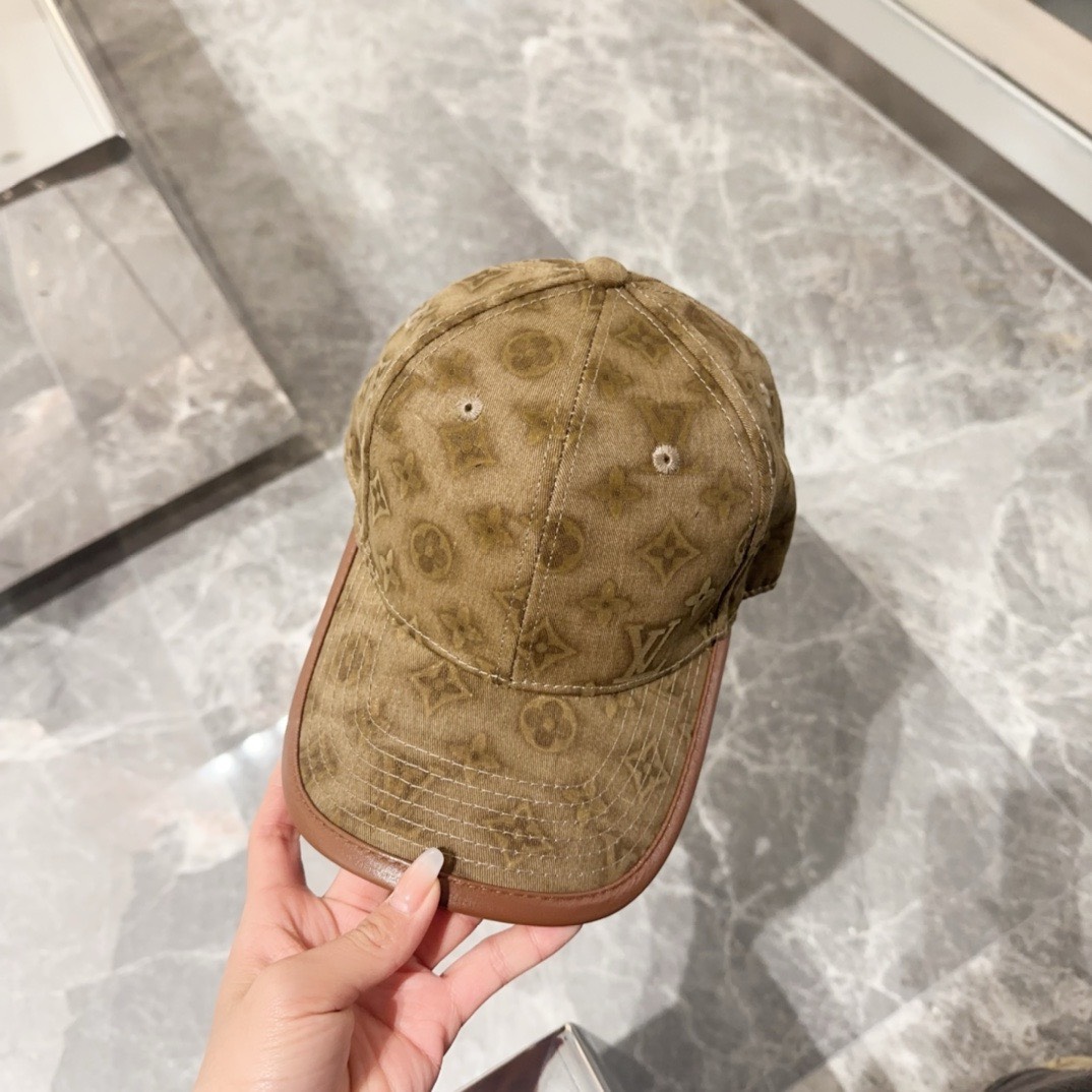 Bagsaaa L0vis Vvtt0n Brown Cap