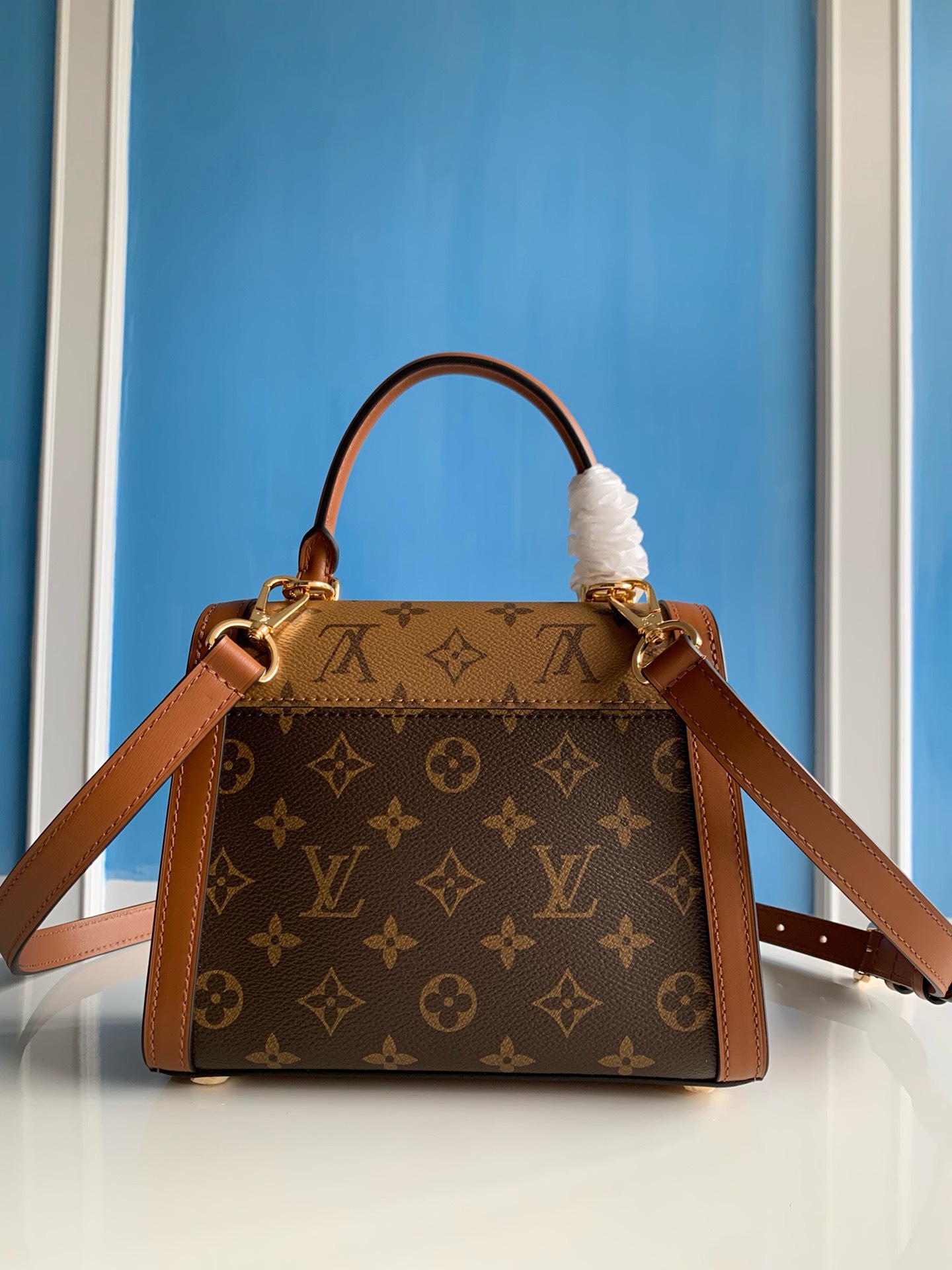 Bagsaaa L0vis Vvtt0n Dauphine Top Handle Bag - 17.5x17.5x9 cm