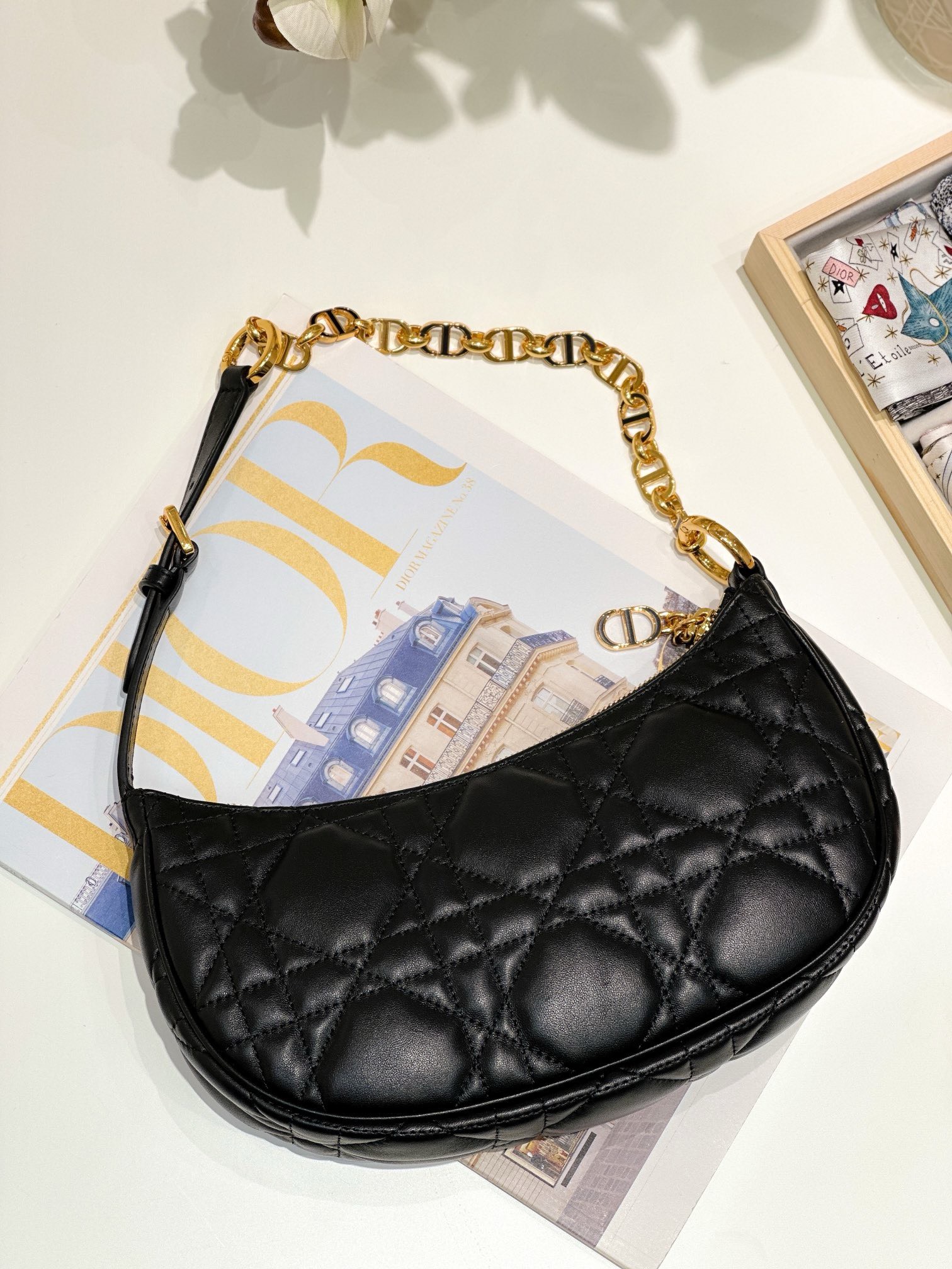 Bagsaaa D10r CD Lougne Bag Black - 26 * 15 * 5.5 cm