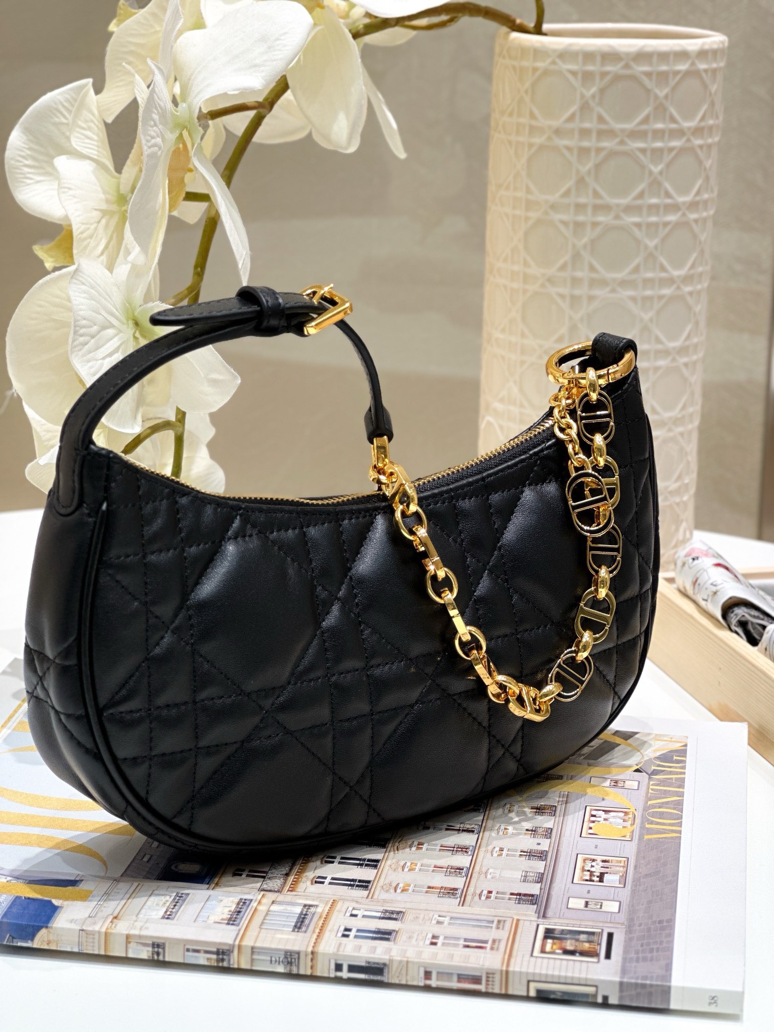Bagsaaa D10r CD Lougne Bag Black - 26 * 15 * 5.5 cm