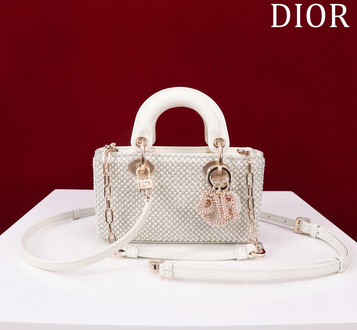 Bagsaaa D10r Lady D Joy Micro Pearl Bag - 16.5x6x10cm