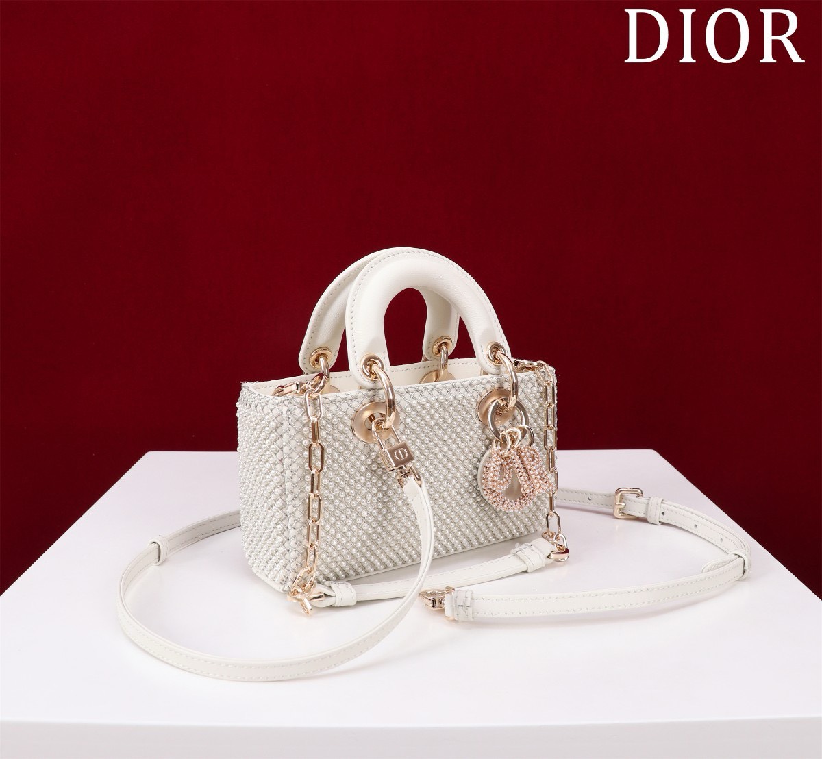 Bagsaaa D10r Lady D Joy Micro Pearl Bag - 16.5x6x10cm