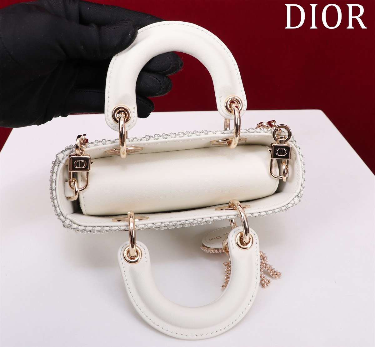 Bagsaaa D10r Lady D Joy Micro Pearl Bag - 16.5x6x10cm