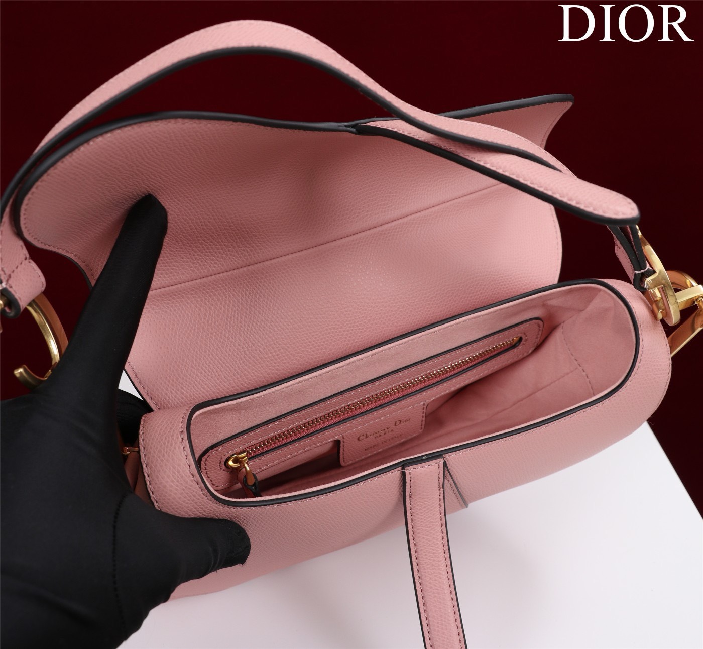 Bagsaaa D10r Saddle Medium Light With Strap - 25.5x20x6.5cm