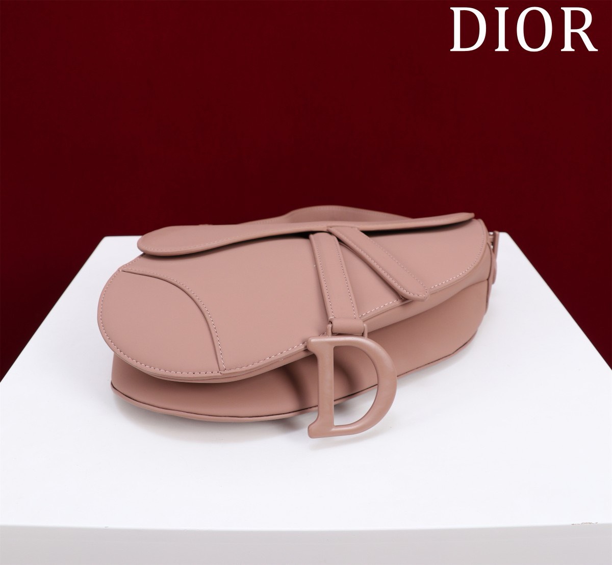 Bagsaaa D10r Saddle Medium All Pink With Strap - 25.5x20x6.5cm