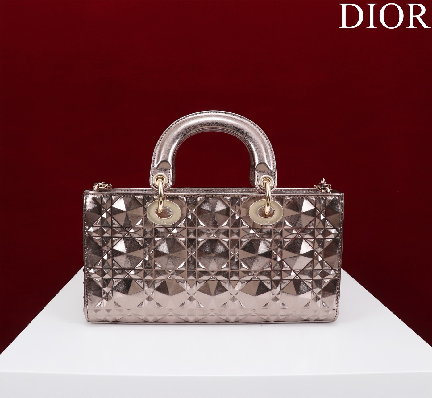 Bagsaaa D10r Lady D - Joy D1am0nd Bronze Bag - 26x13.5x5cm