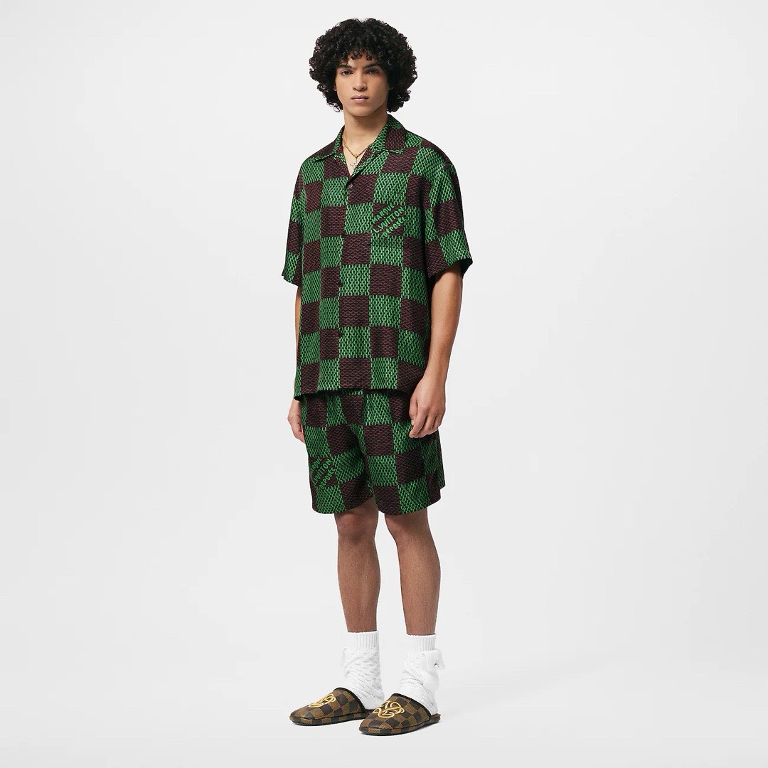 Bagsaaa L0vis Vvtt0n Green Damier Set