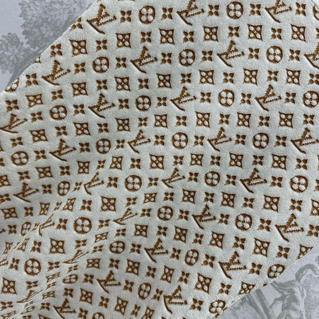 Bagsaaa L0vis Vvtt0n Monogram Jacquard Knit Top