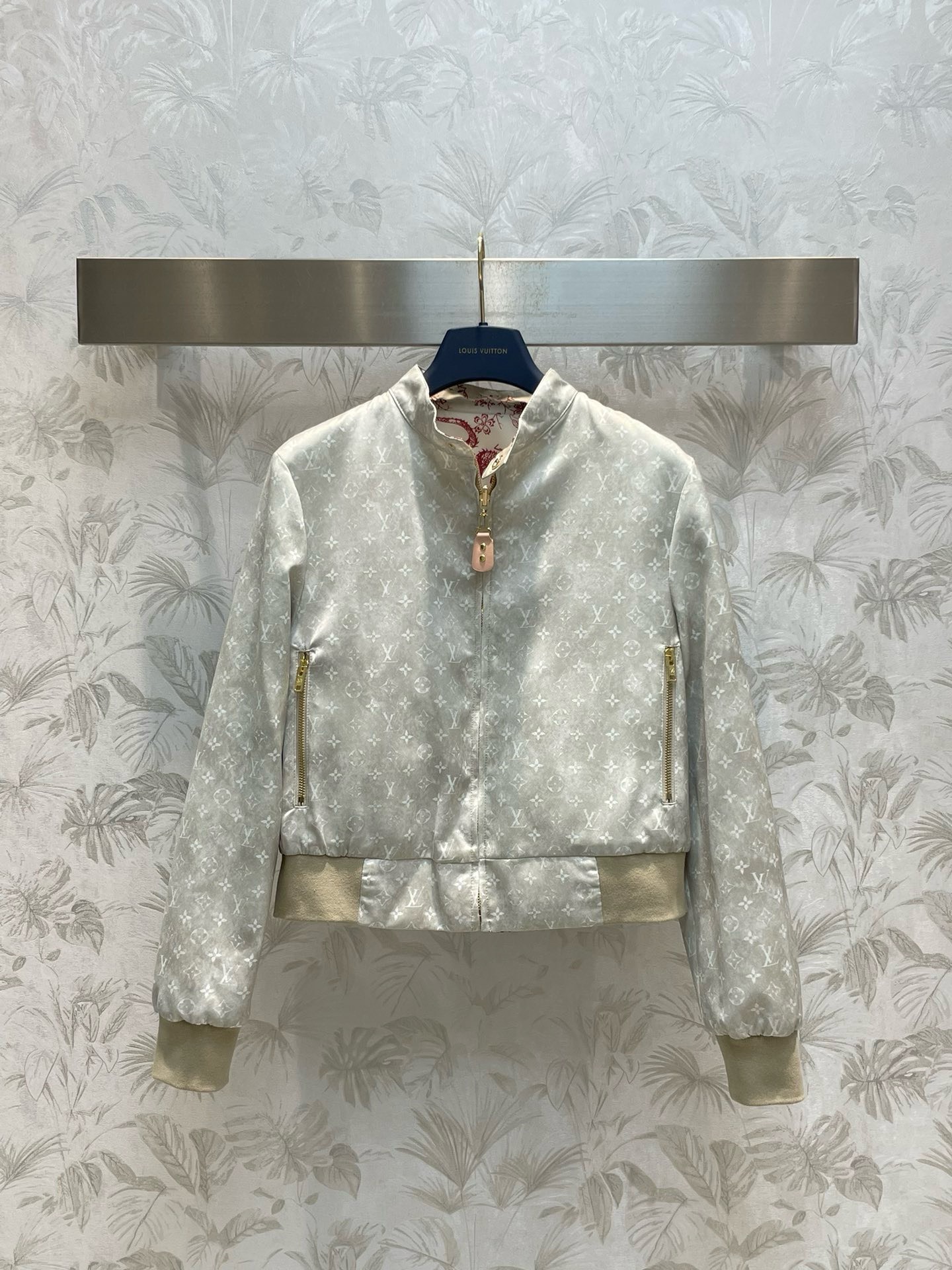 Bagsaaa L0vis Vvtt0n Bomber Monogram Jacket