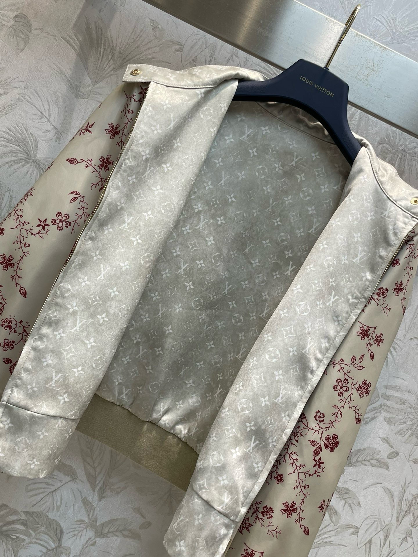 Bagsaaa L0vis Vvtt0n Bomber Monogram Jacket