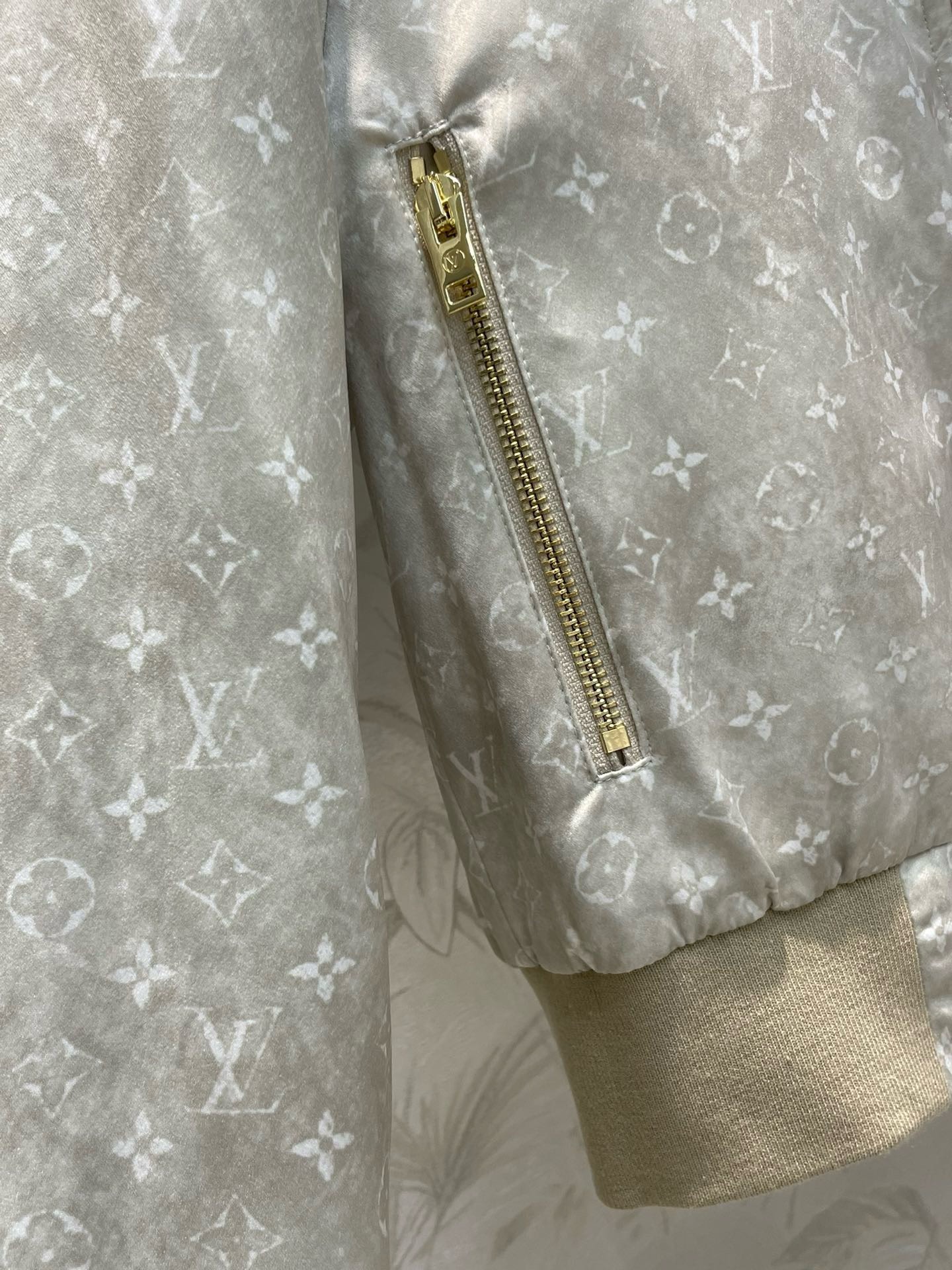 Bagsaaa L0vis Vvtt0n Bomber Monogram Jacket