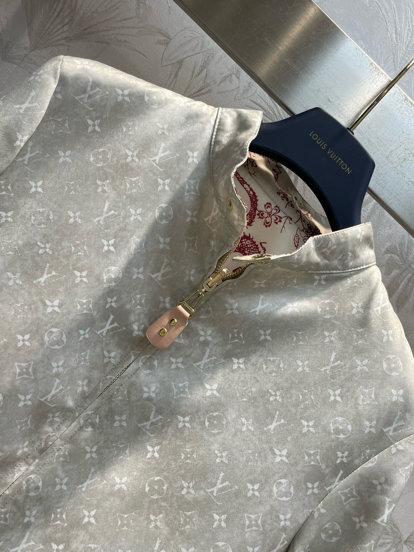 Bagsaaa L0vis Vvtt0n Bomber Monogram Jacket