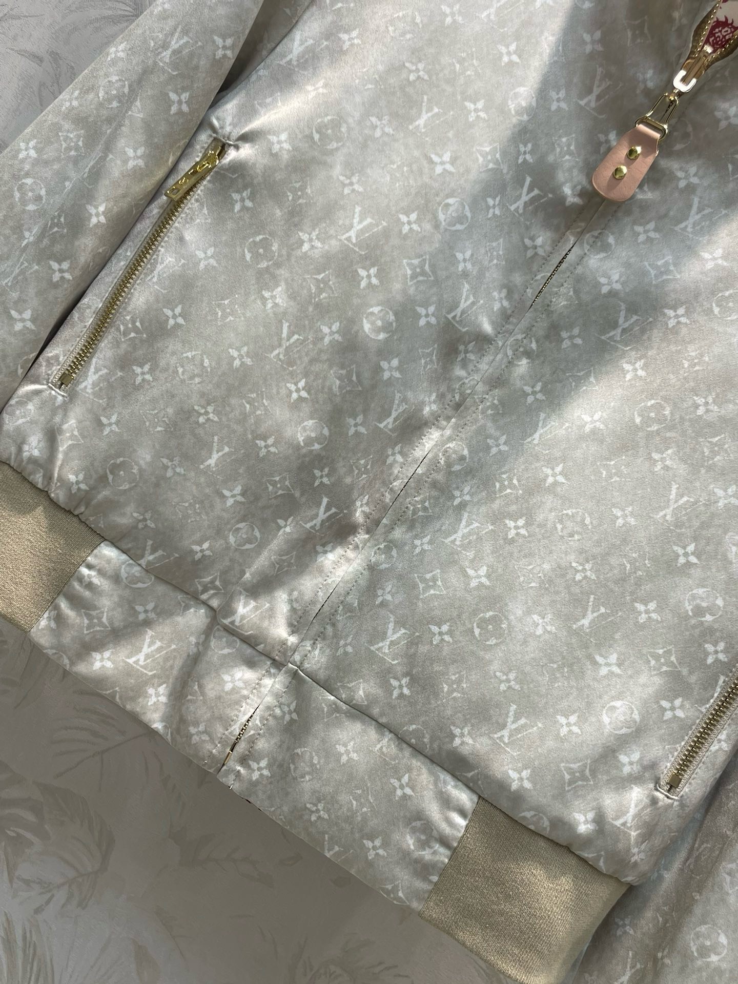 Bagsaaa L0vis Vvtt0n Bomber Monogram Jacket