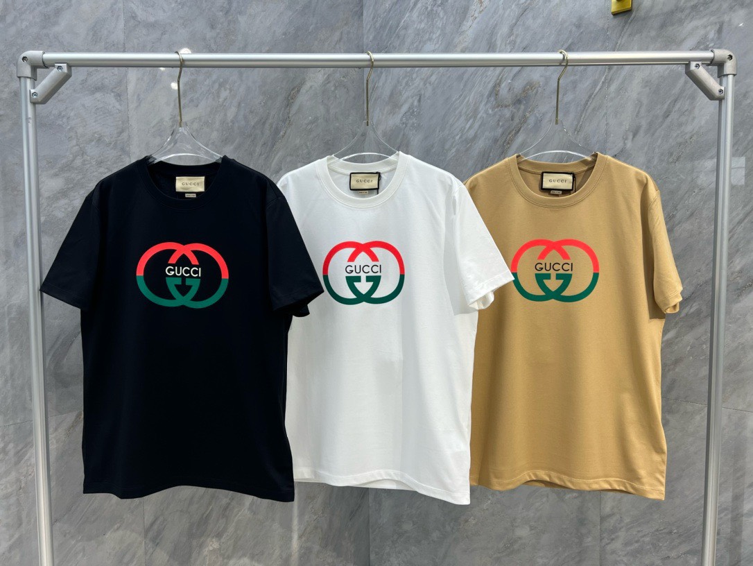 BAGSAAA Gvc*1 COTTON JERSEY PRINTED T-SHIRT