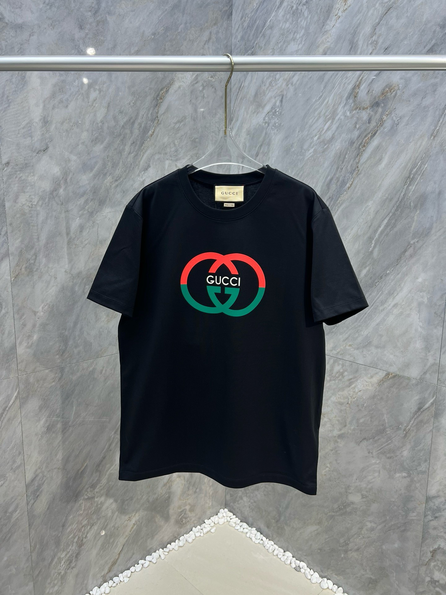 BAGSAAA Gvc*1 COTTON JERSEY PRINTED T-SHIRT