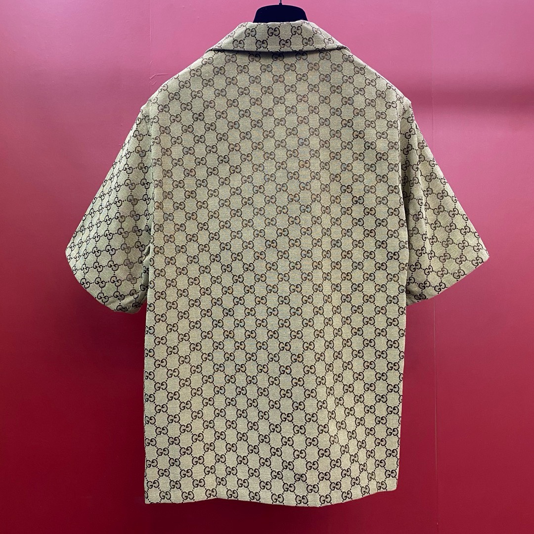 Bagsaaa Gvc*1 GG linen-blend shirt