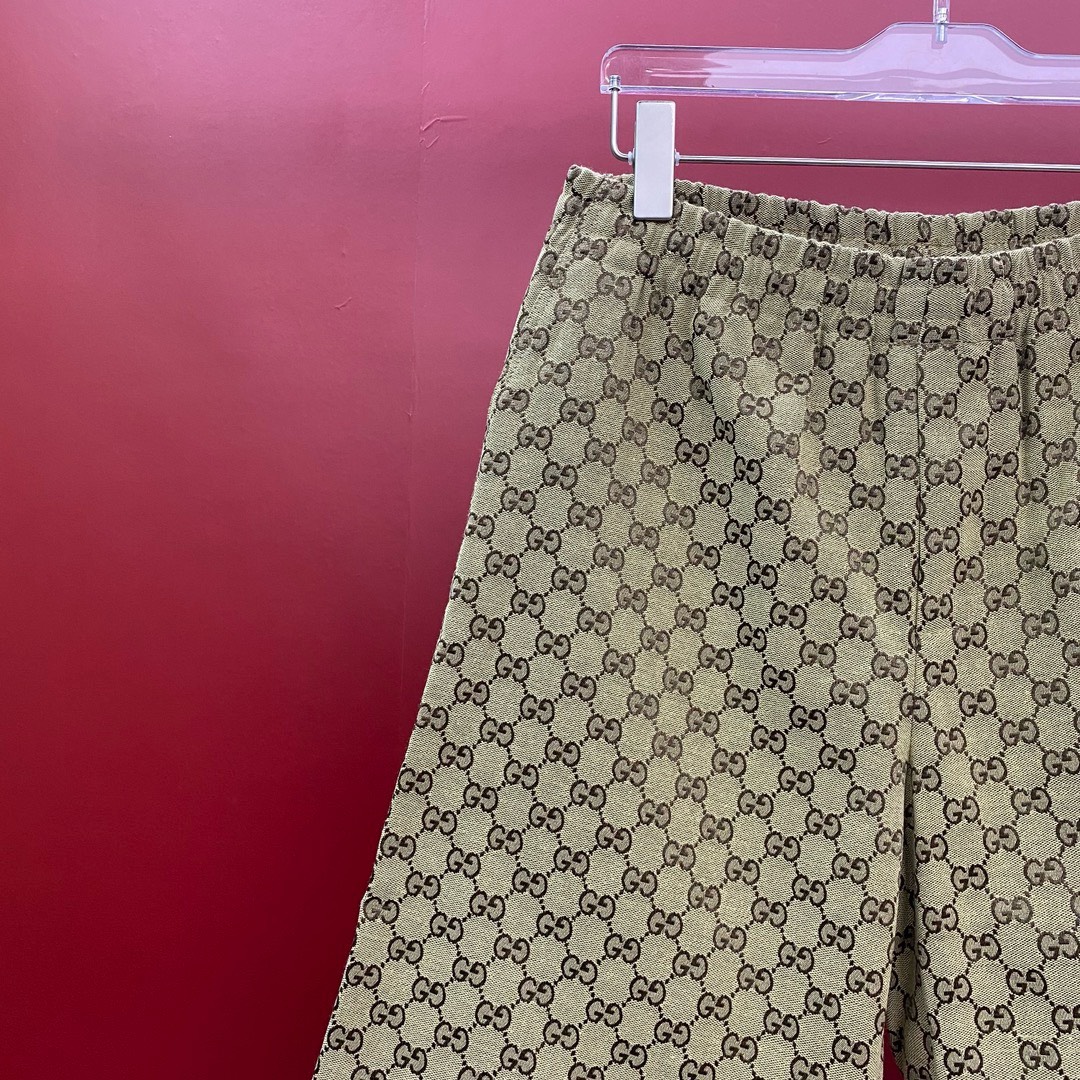 Bagsaaa Gvc*1 GG linen-blend short