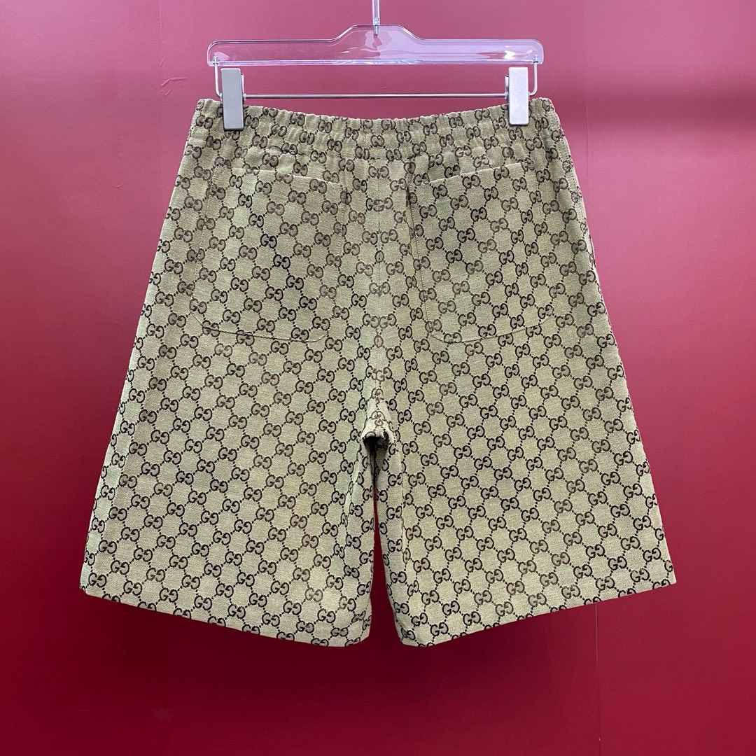 Bagsaaa Gvc*1 GG linen-blend short