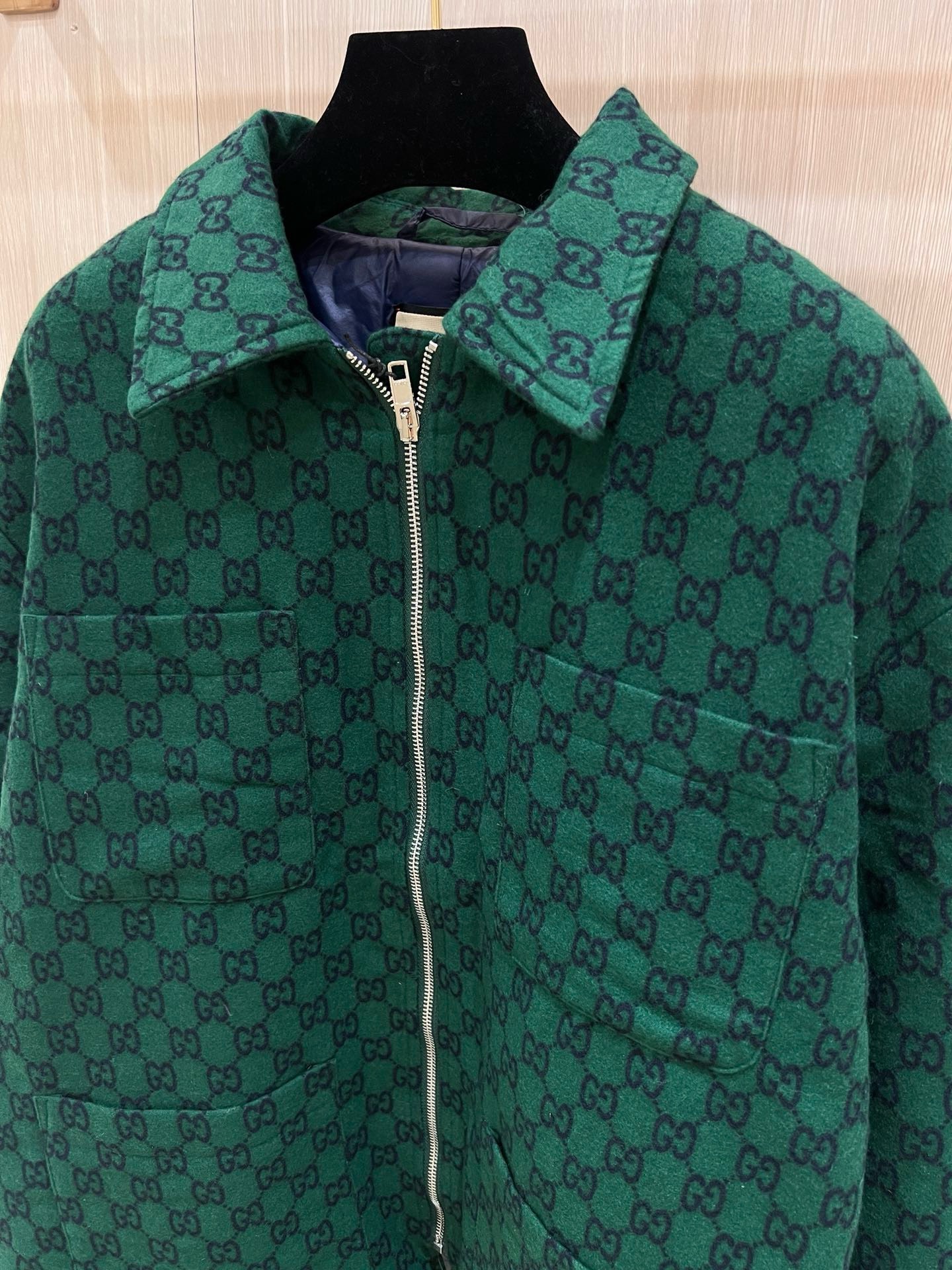 Bagsaaa Gvc*1 GG wool flannel padded Jacket