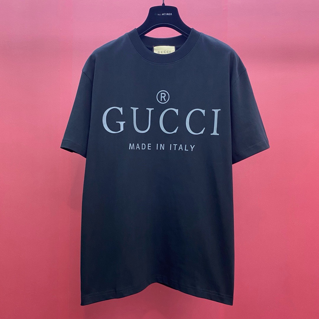 Bagsaaa Gvc*1 Made In Italy Black T-Shirt