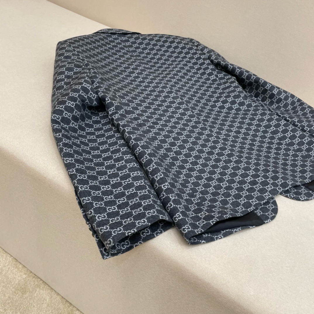 Bagsaaa Gvc*1 GG-print flannel blazer