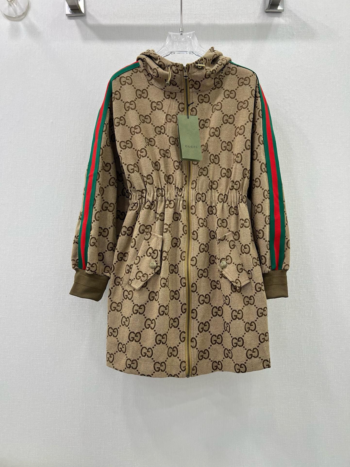 Bagsaaa Gvc*1 Jumbo GG Zip-Up Dress