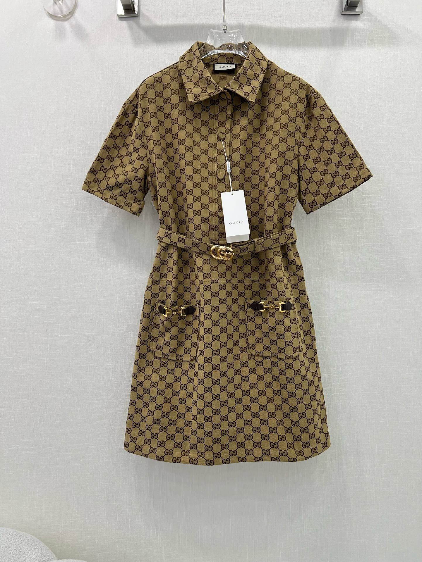 Bagsaaa Gvc*1 GG Ebony Brown Dress