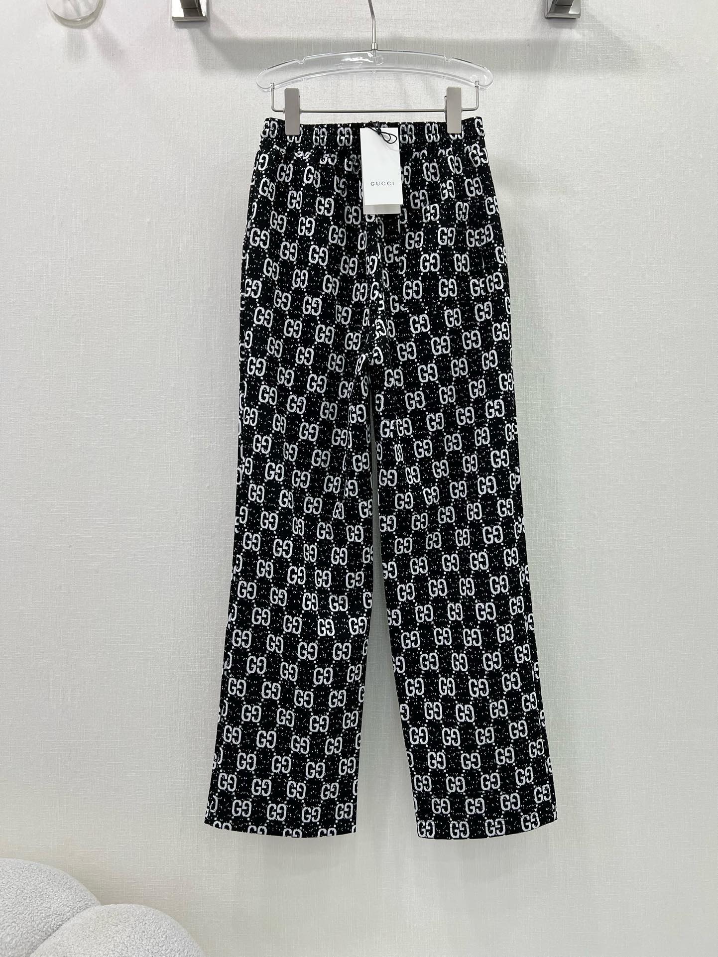 Bagsaaa Gvc*1 GG Ebony Black Velvet Pants