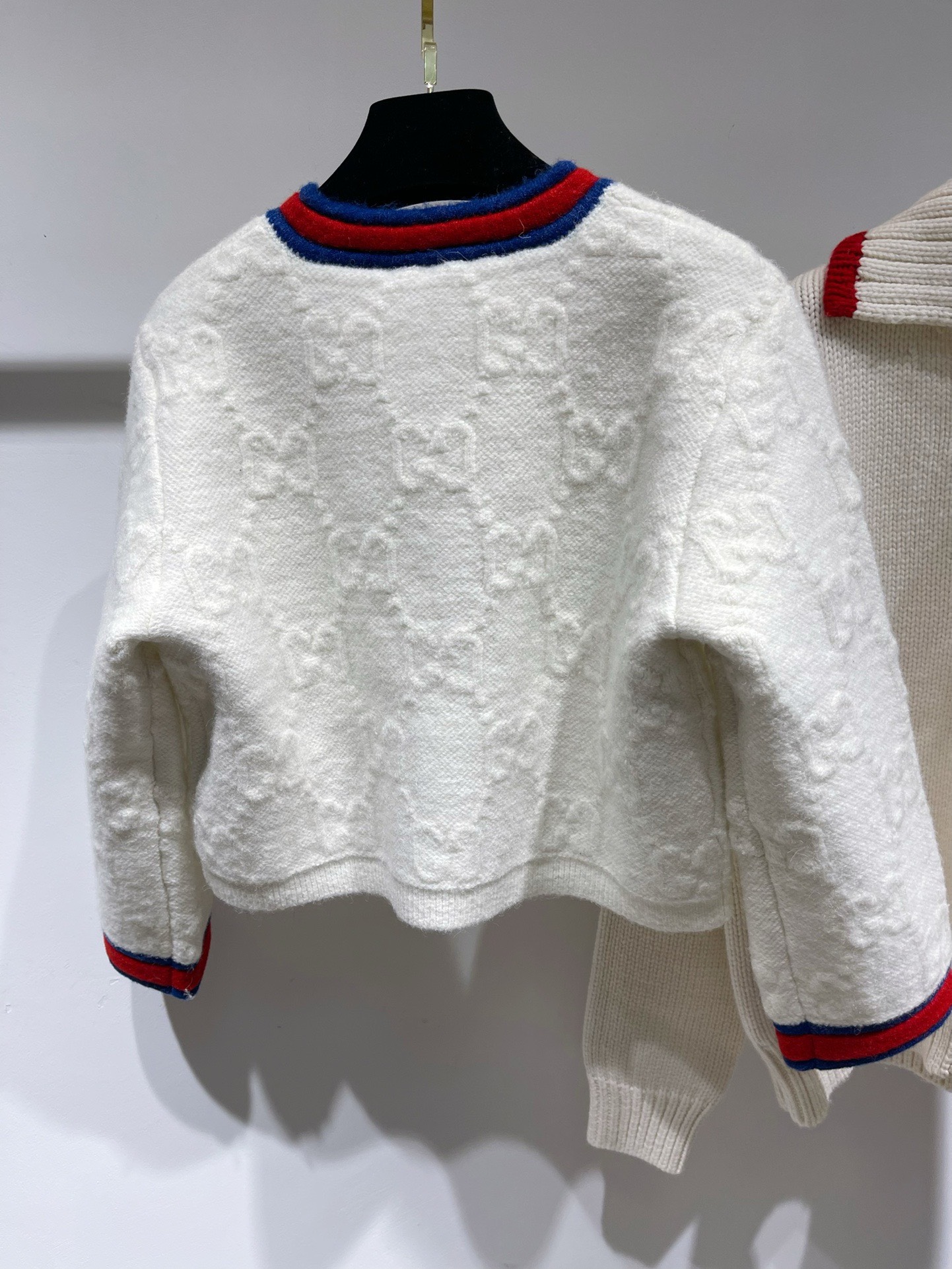 Bagsaaa Gvc*1 Felted GG Wool Cardigan