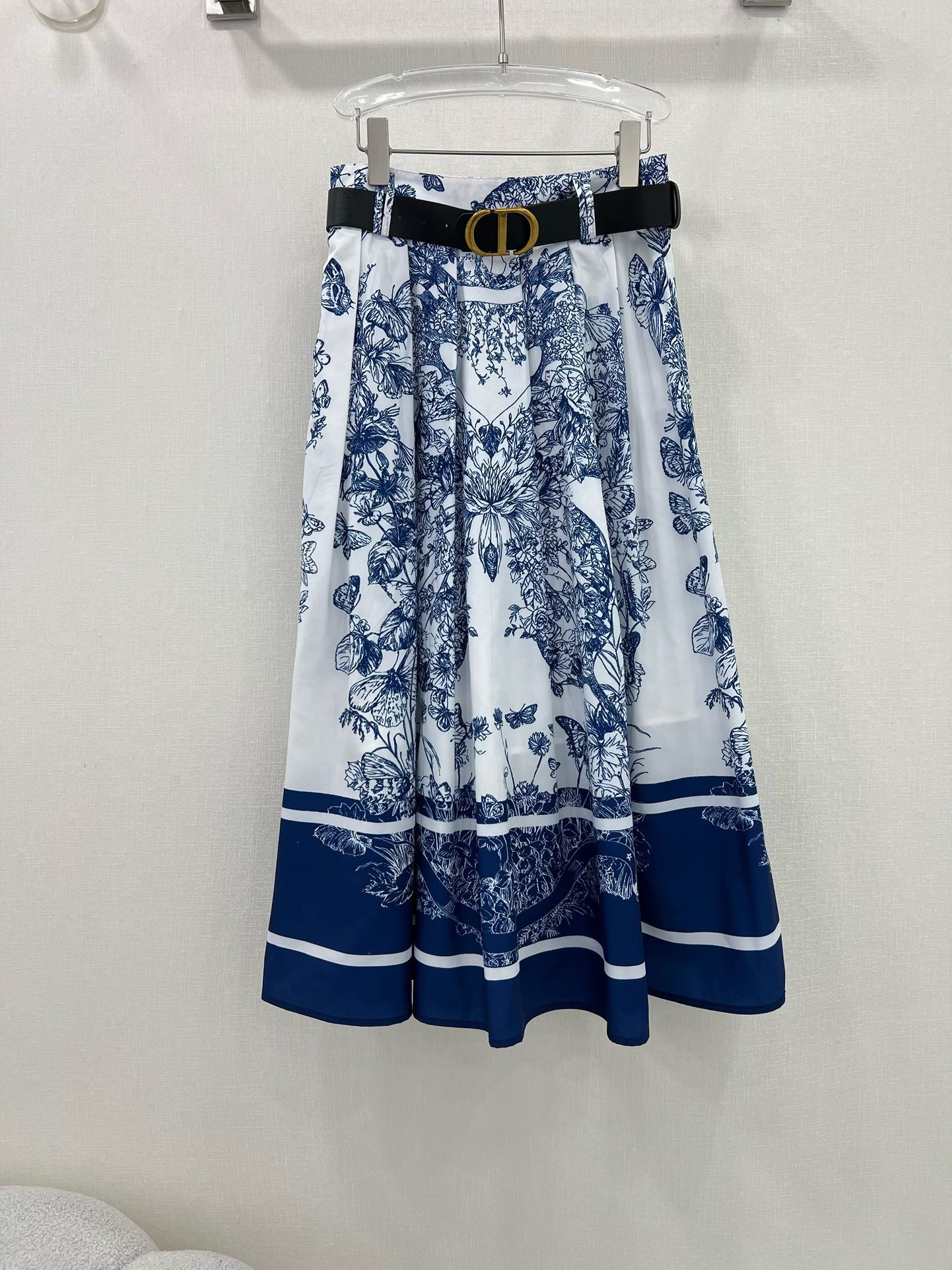 Bagsaaa D10r Blue Long Skirt