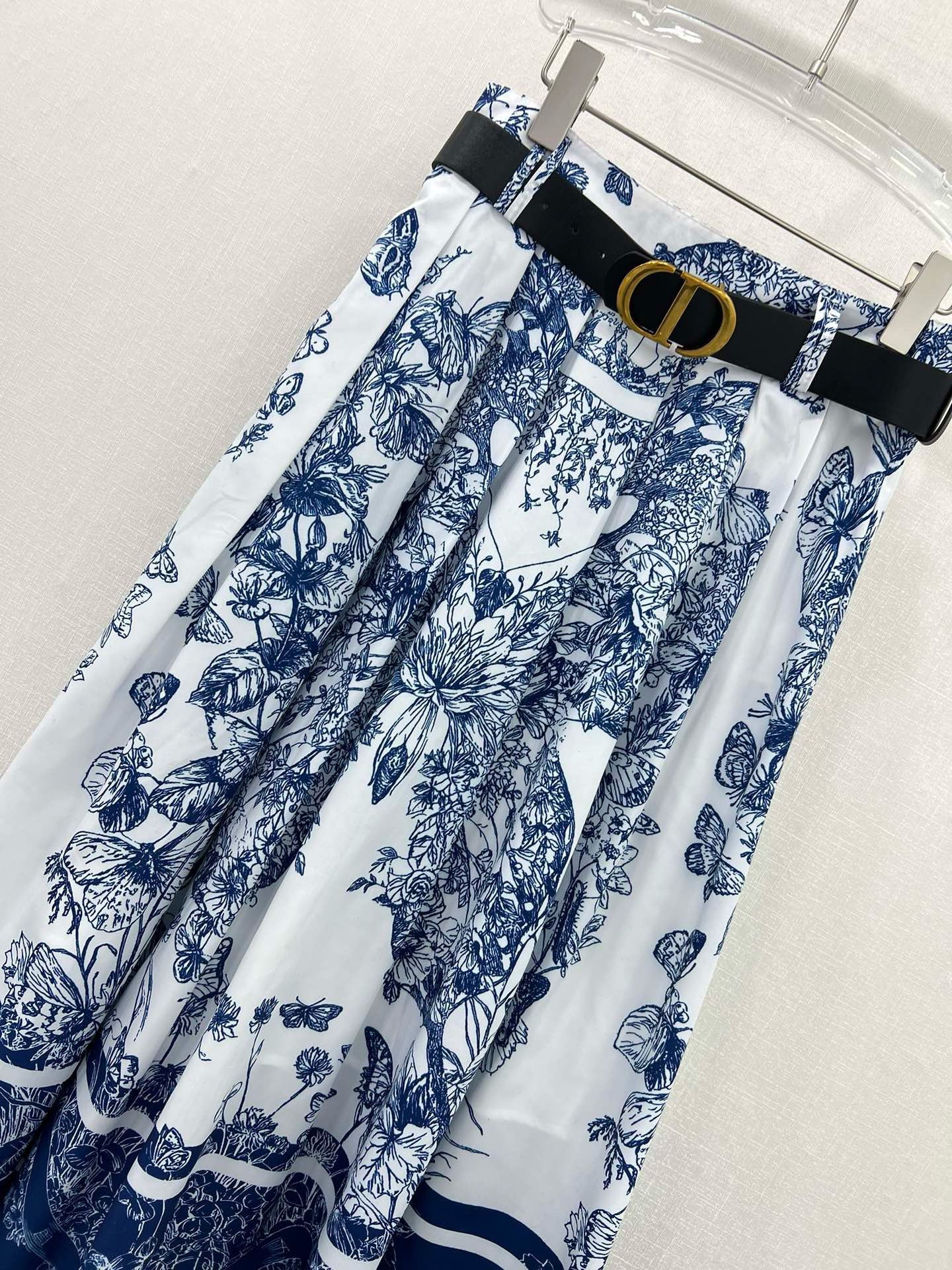Bagsaaa D10r Blue Long Skirt