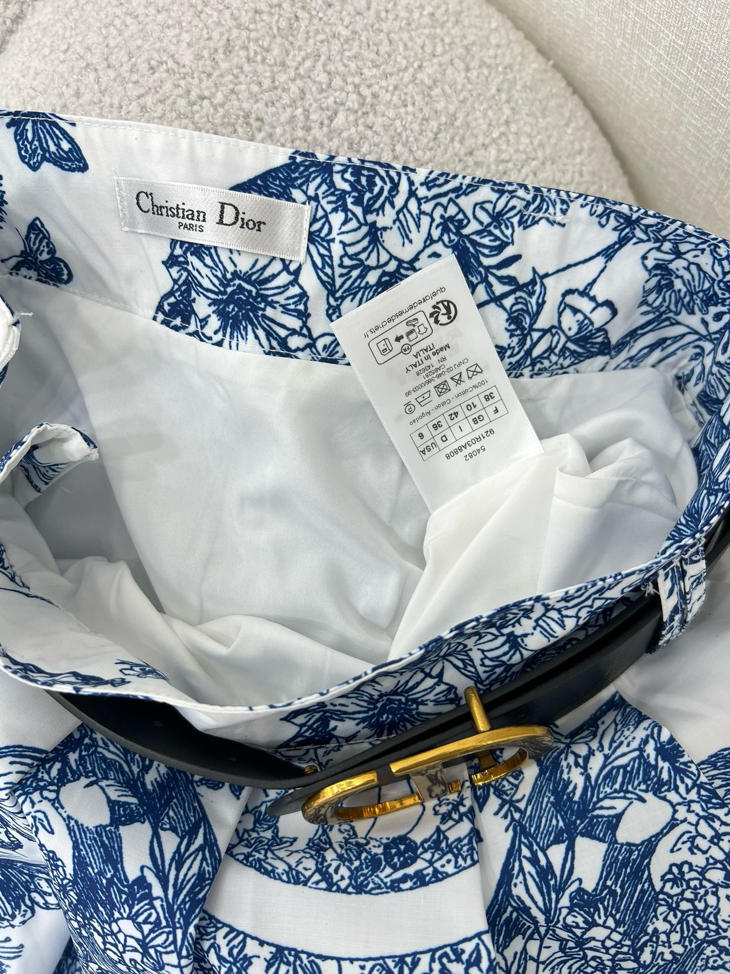 Bagsaaa D10r Blue Long Skirt