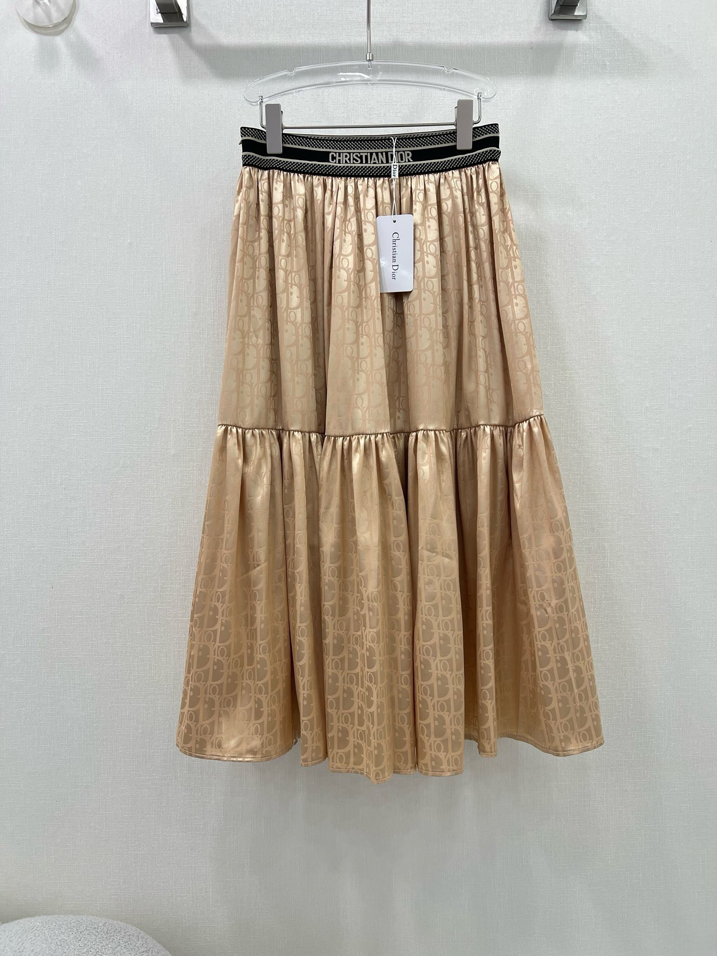 Bagsaaa D10r Women Long Skirt Oblique Pattern
