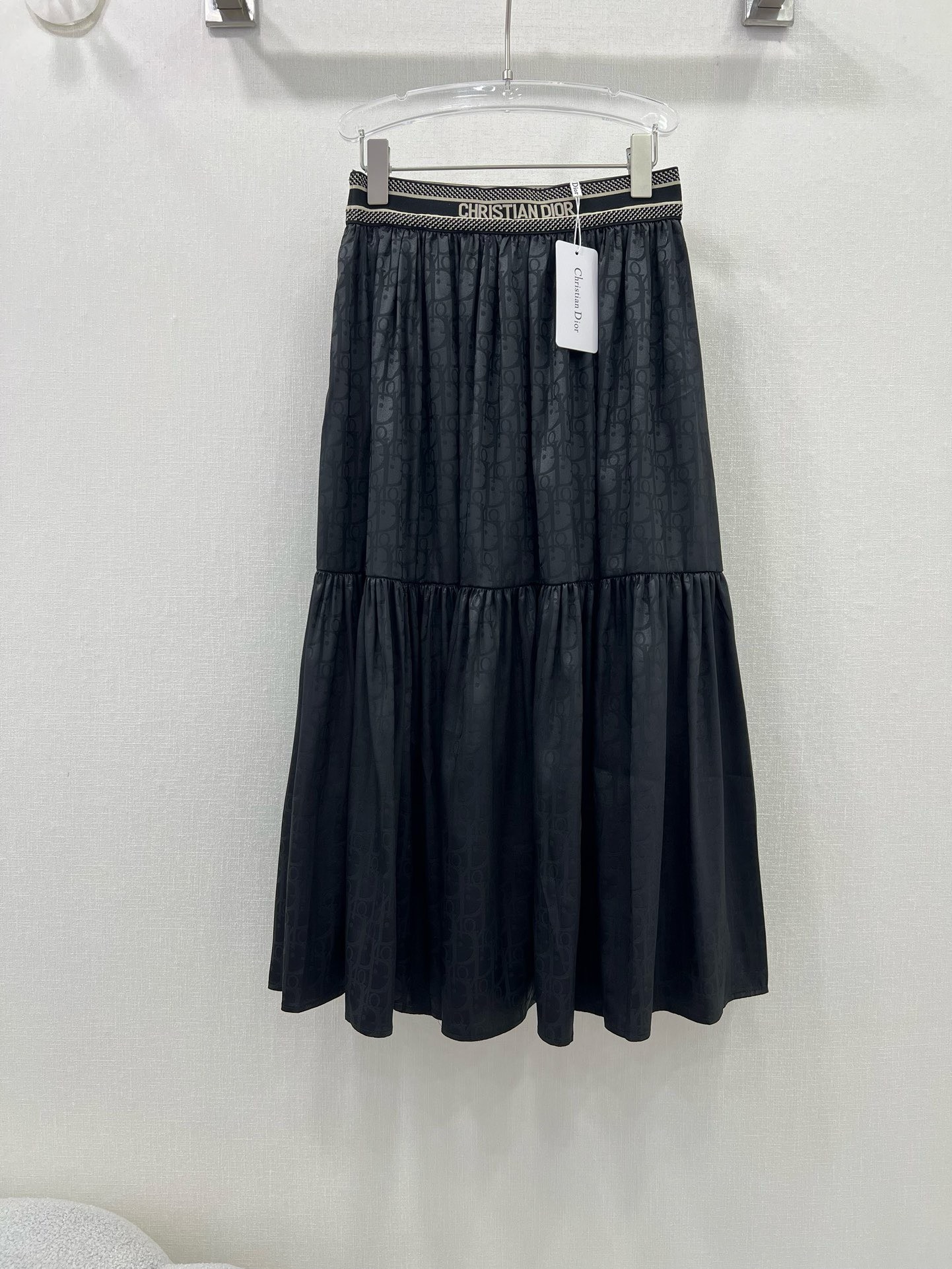 Bagsaaa D10r Women Long Skirt Oblique Pattern
