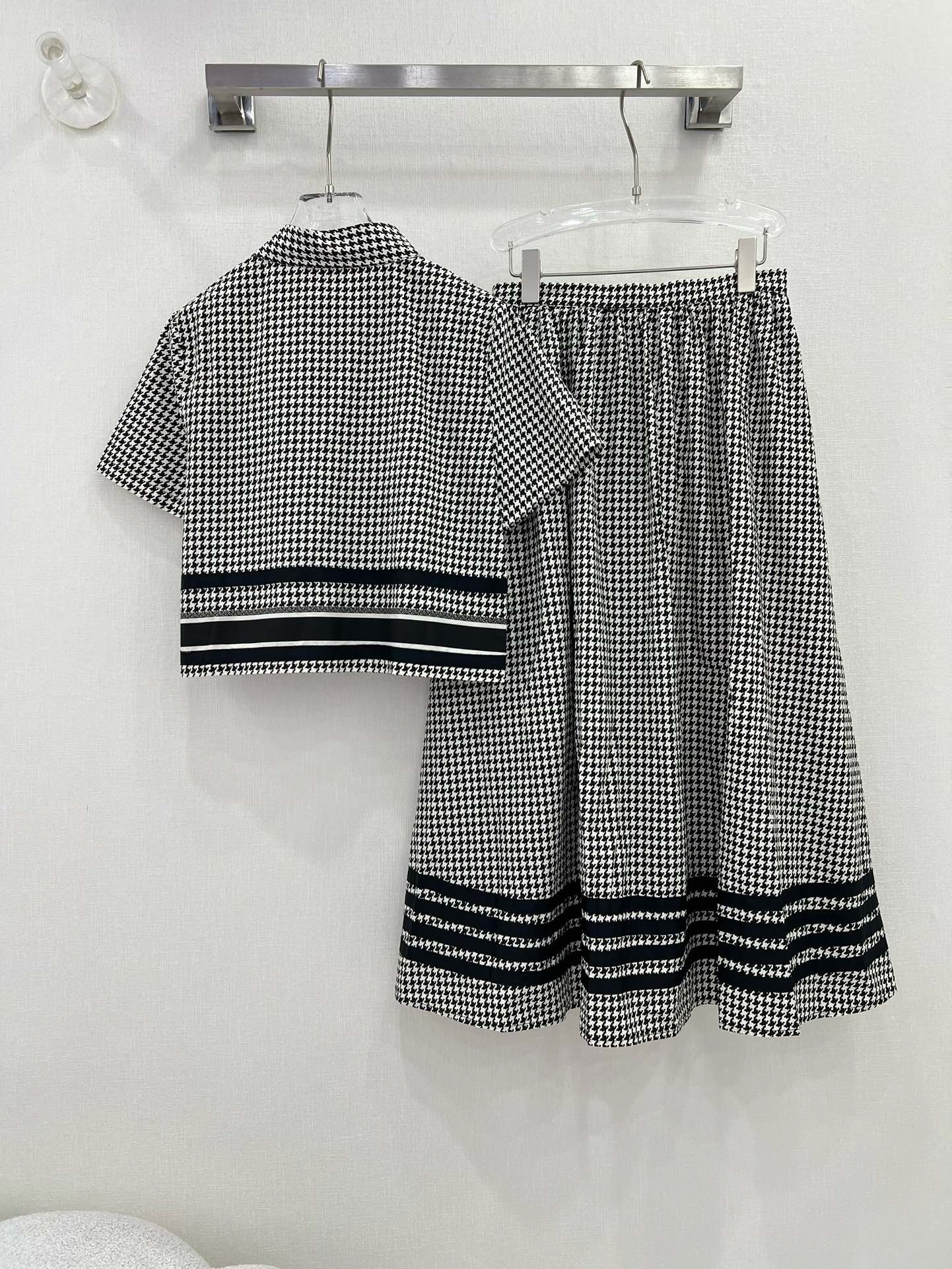Bagsaaa D10r Set Houndstooth Pattern