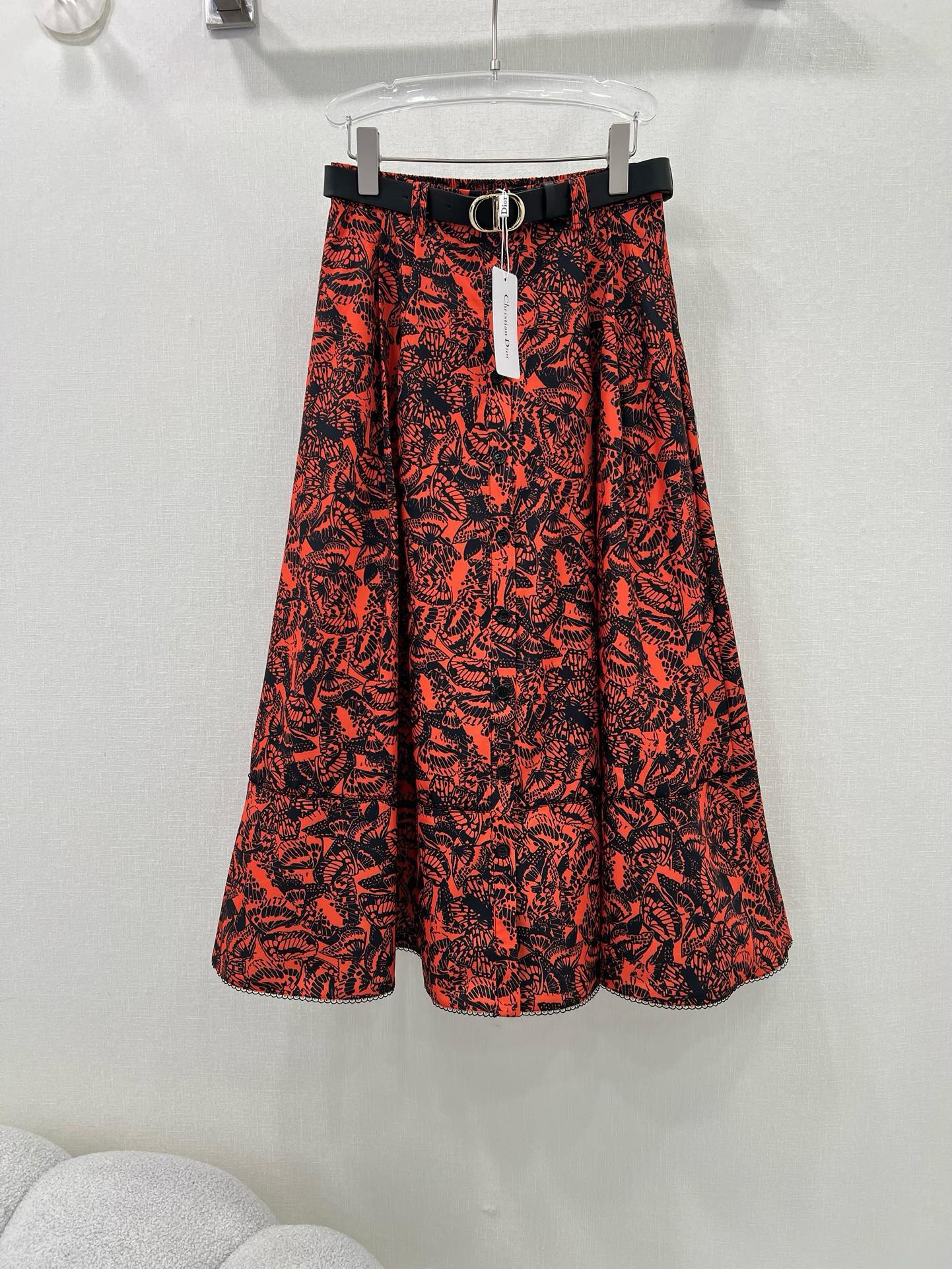 Bagsaaa D10r Long Skirt Butterfly