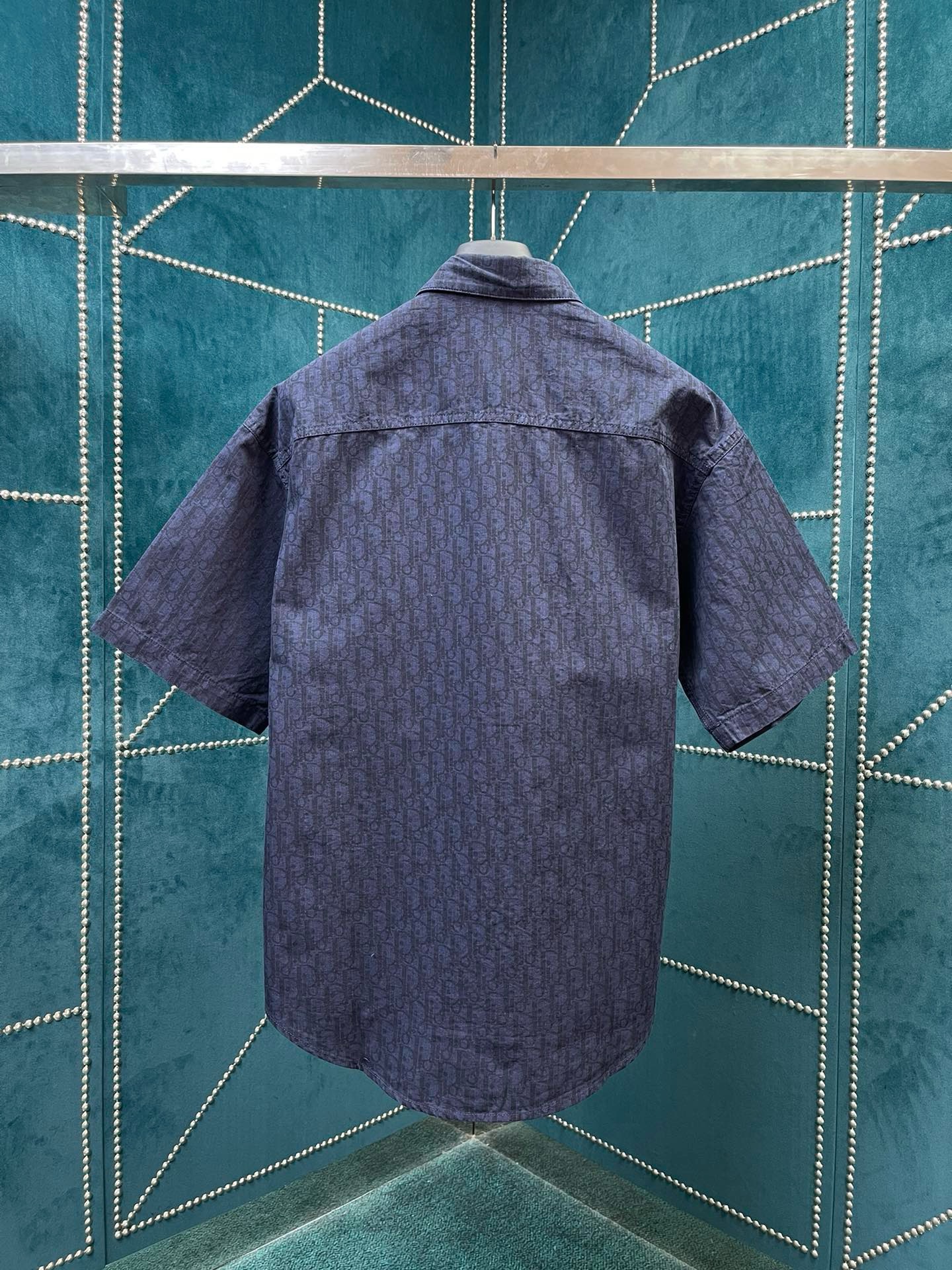 Bagsaaa D10r T-Shirt Blue Jacquard Oblique
