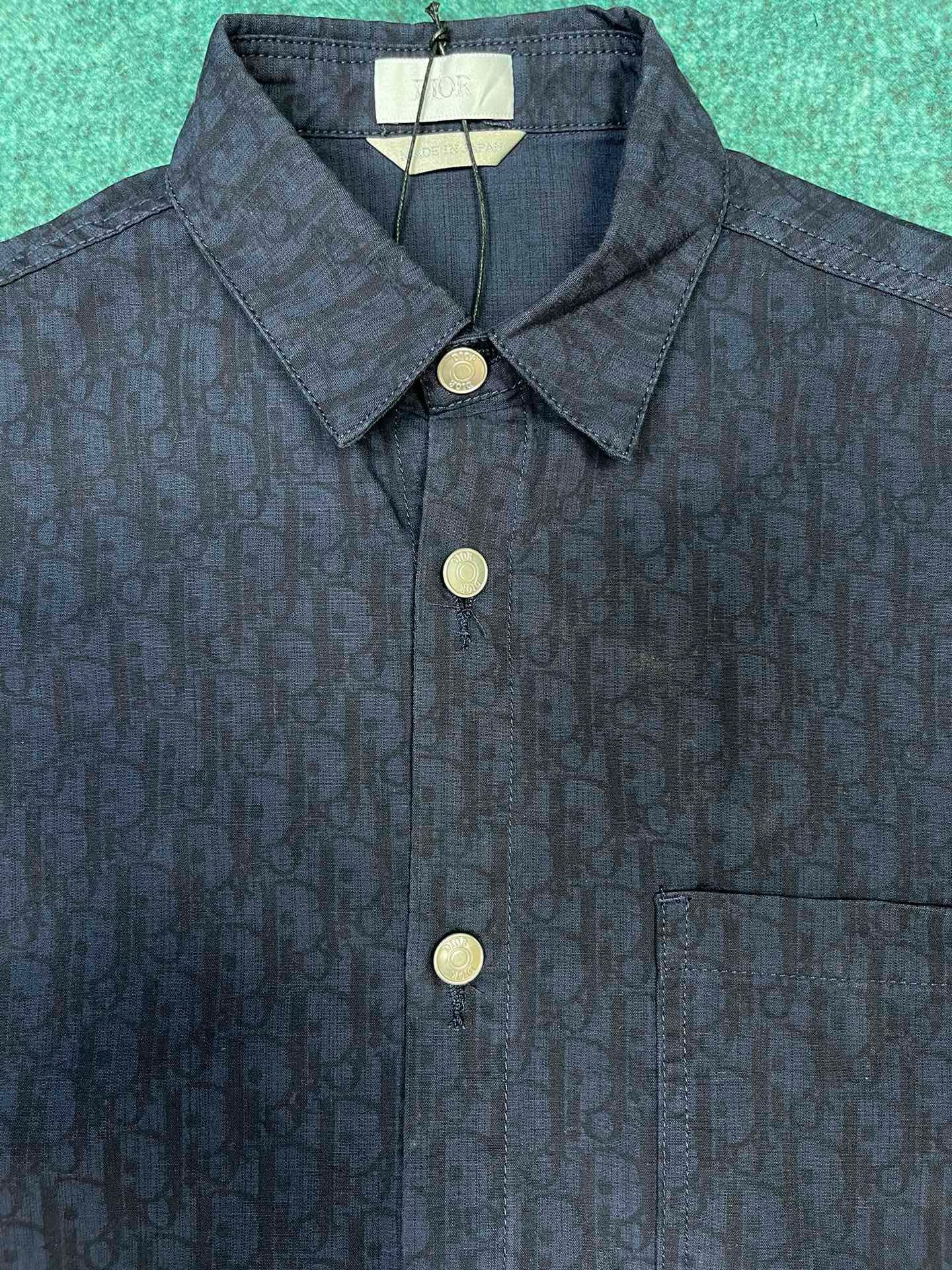 Bagsaaa D10r T-Shirt Blue Jacquard Oblique